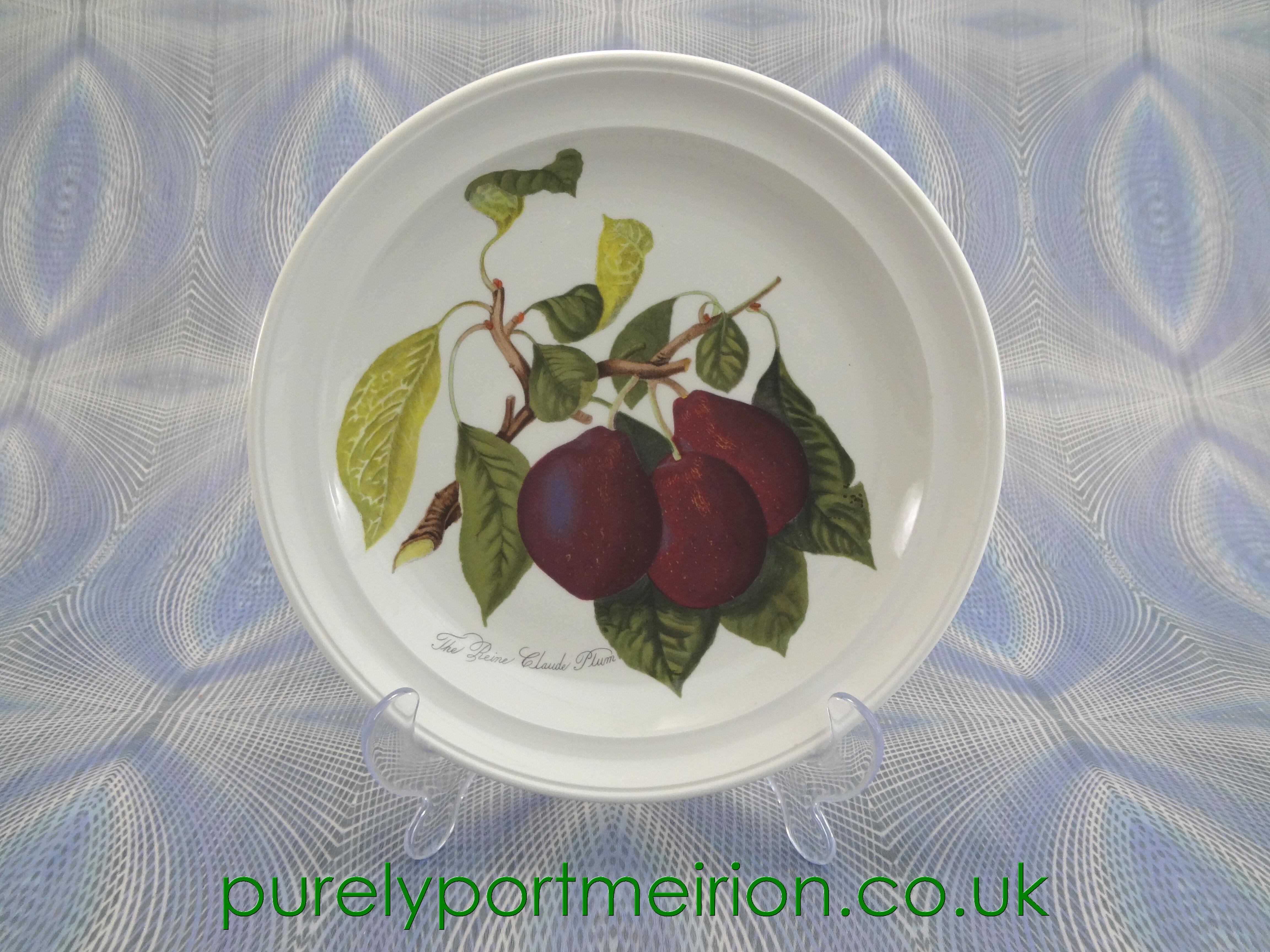 Portmeirion Pottery Pomona Dessert Plate, Reine Claude Plum, POM303
