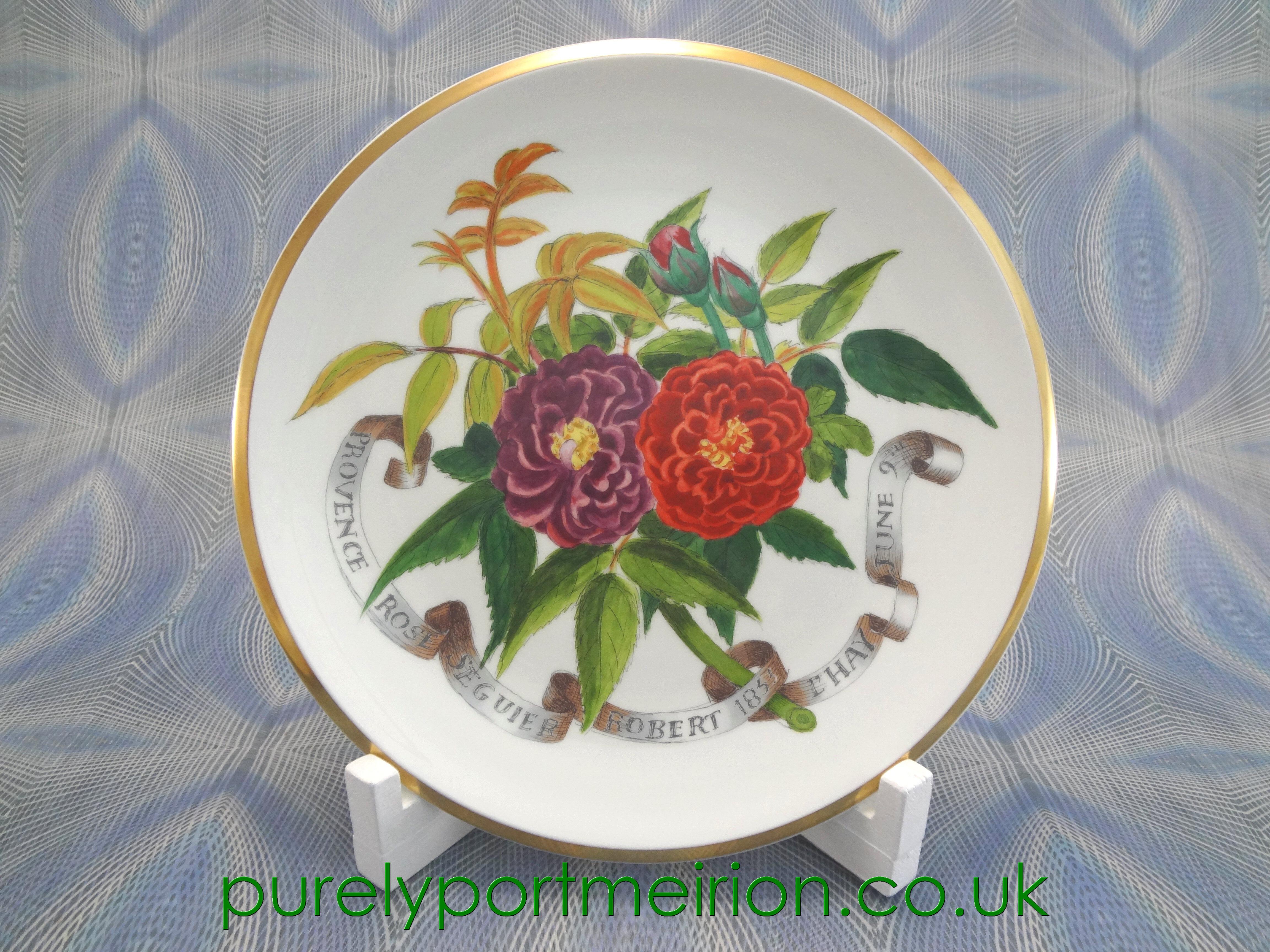 Portmeirion The Romance Of The Rose | Limited Edition Fine Porcelain Platter, COM48