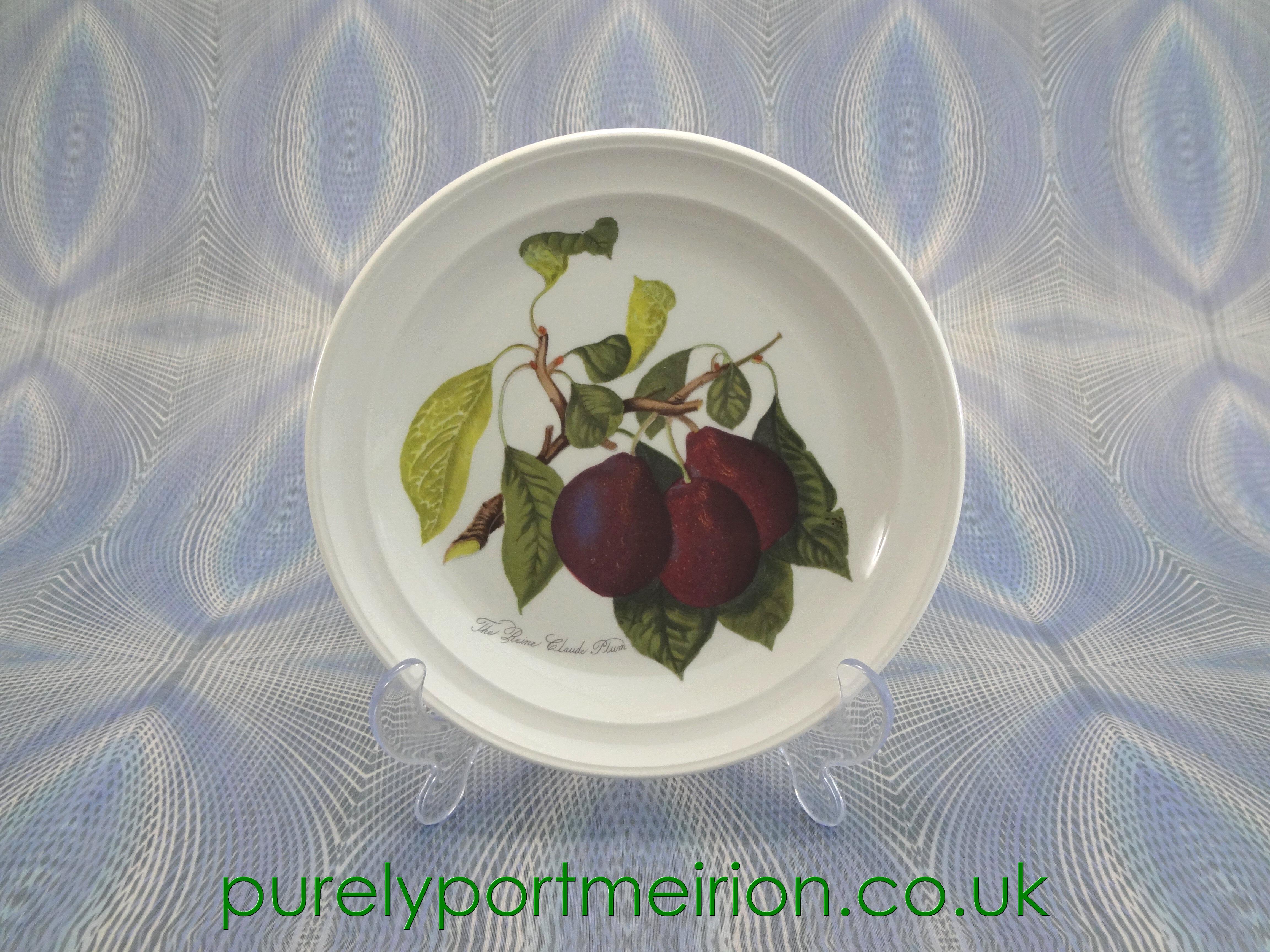Portmeirion Pottery Pomona Side Plate, Reine Claude Plum, POM309