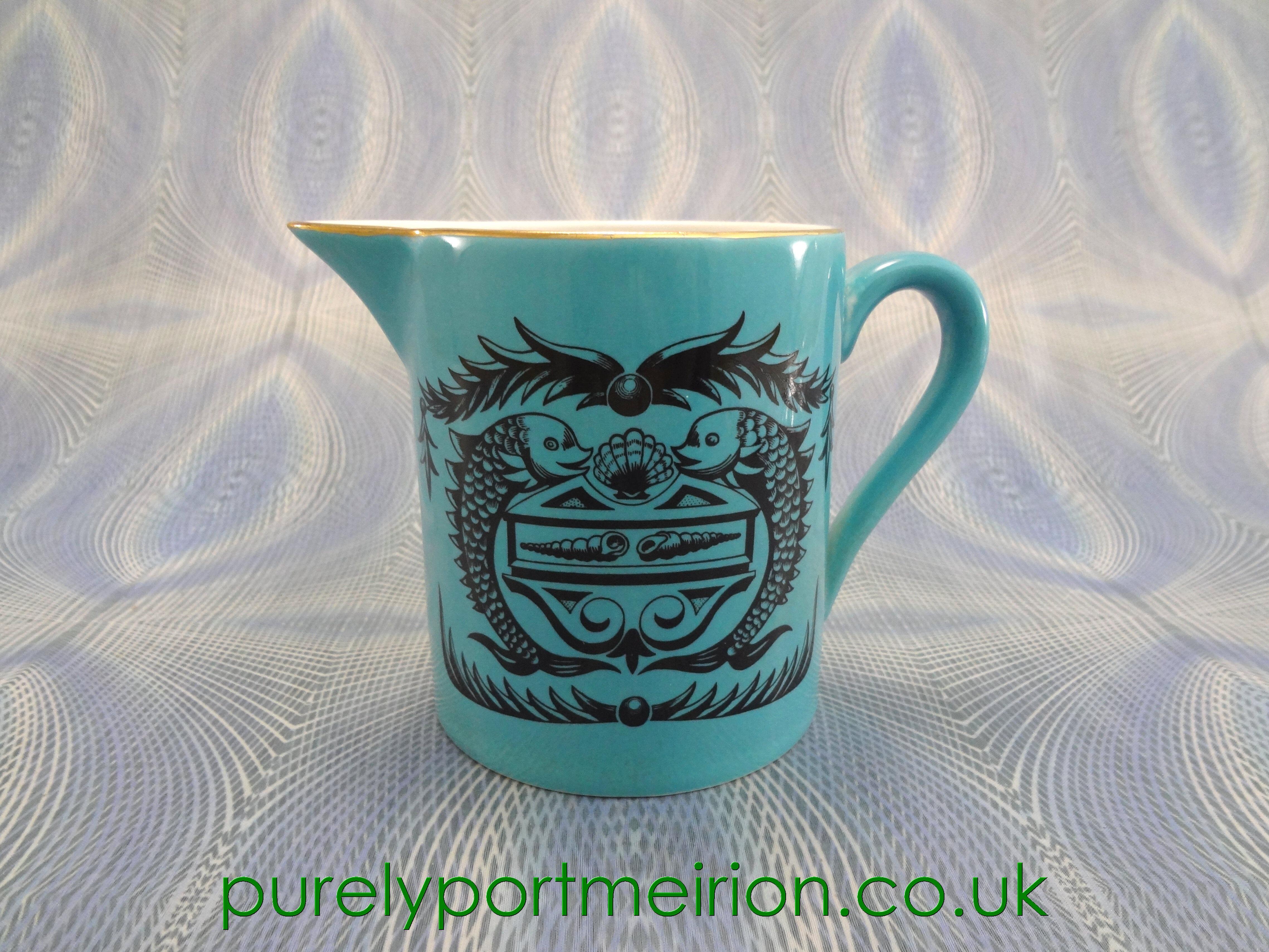 Portmeirion Dolphin Large Water Jug Turquoise, D73