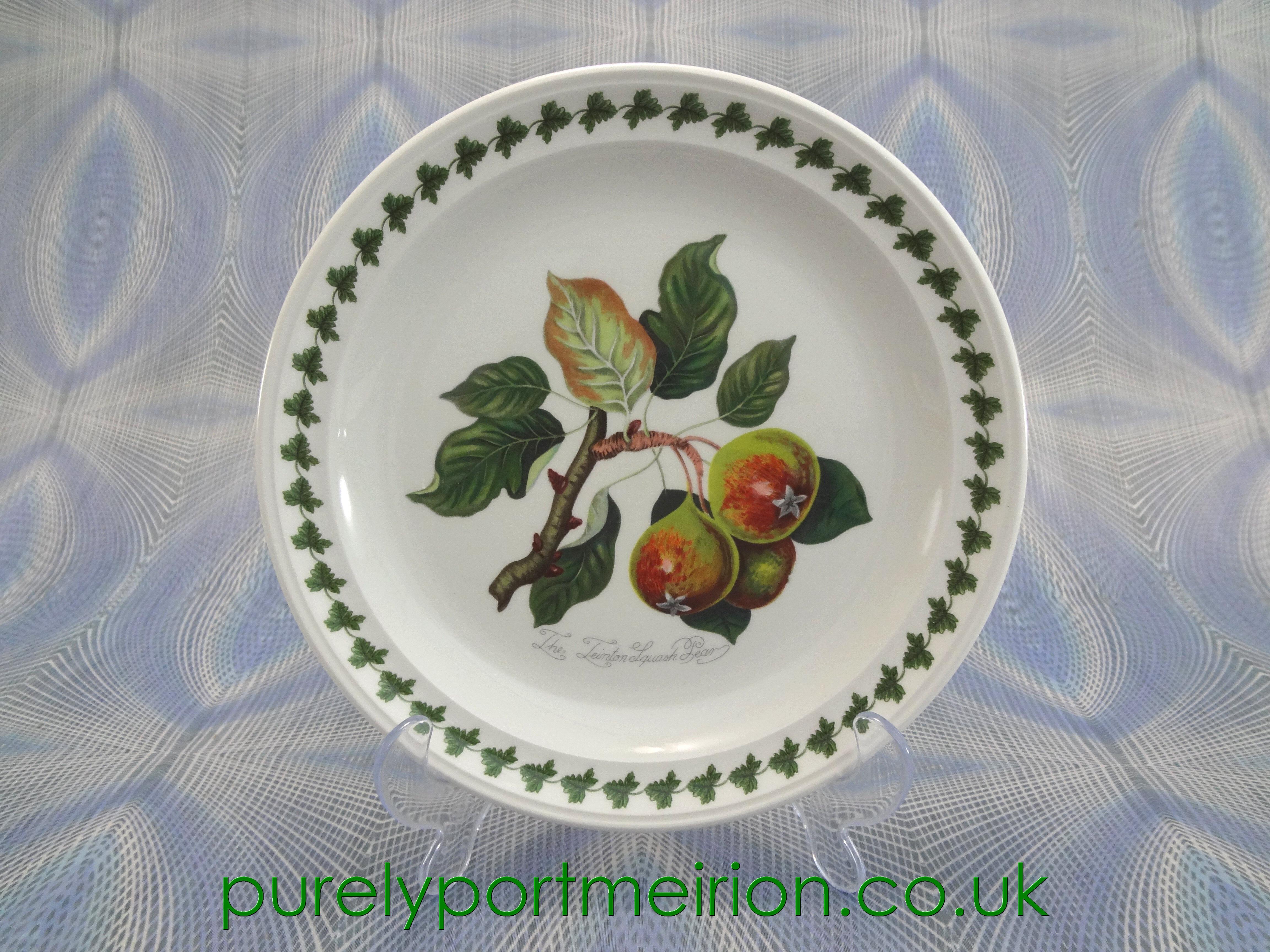 Portmeirion Pottery Pomona Dessert Plate, Teinton Squash Pear, POM298
