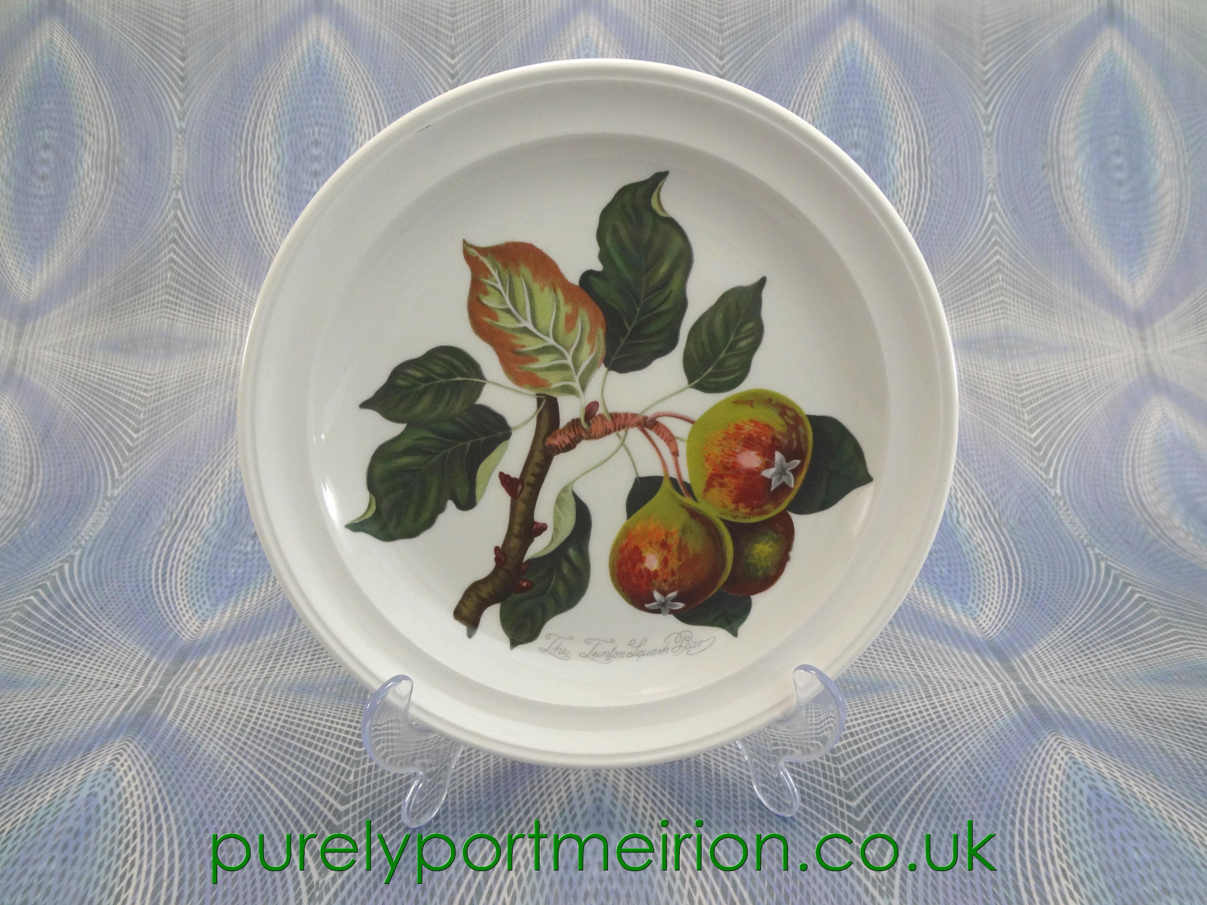 Portmeirion Pottery Pomona Dessert Plate, Teinton Squash Pear, POM300