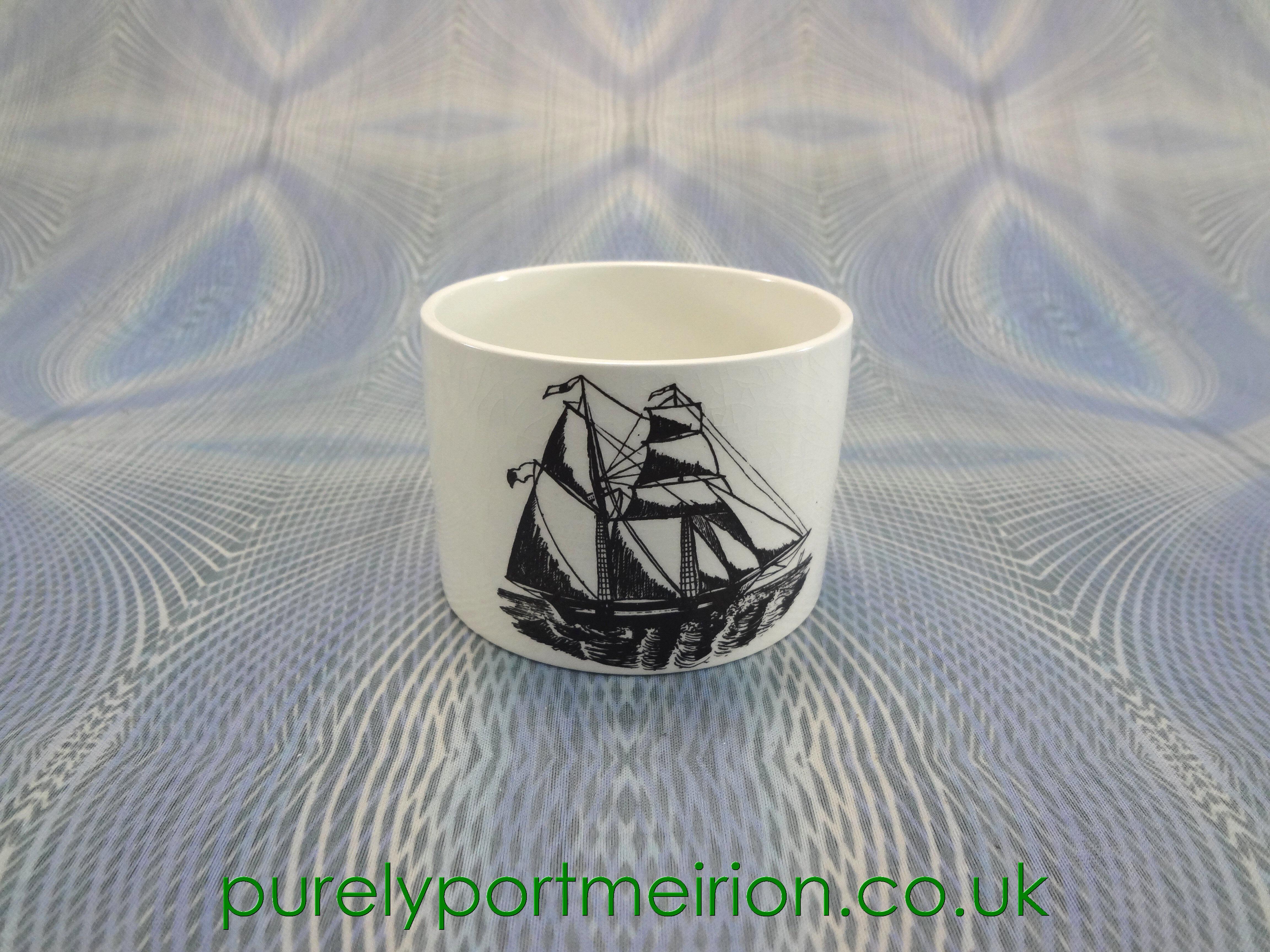 Portmeirion Sailing Ships Vintage Sugar Bowl, SSS19