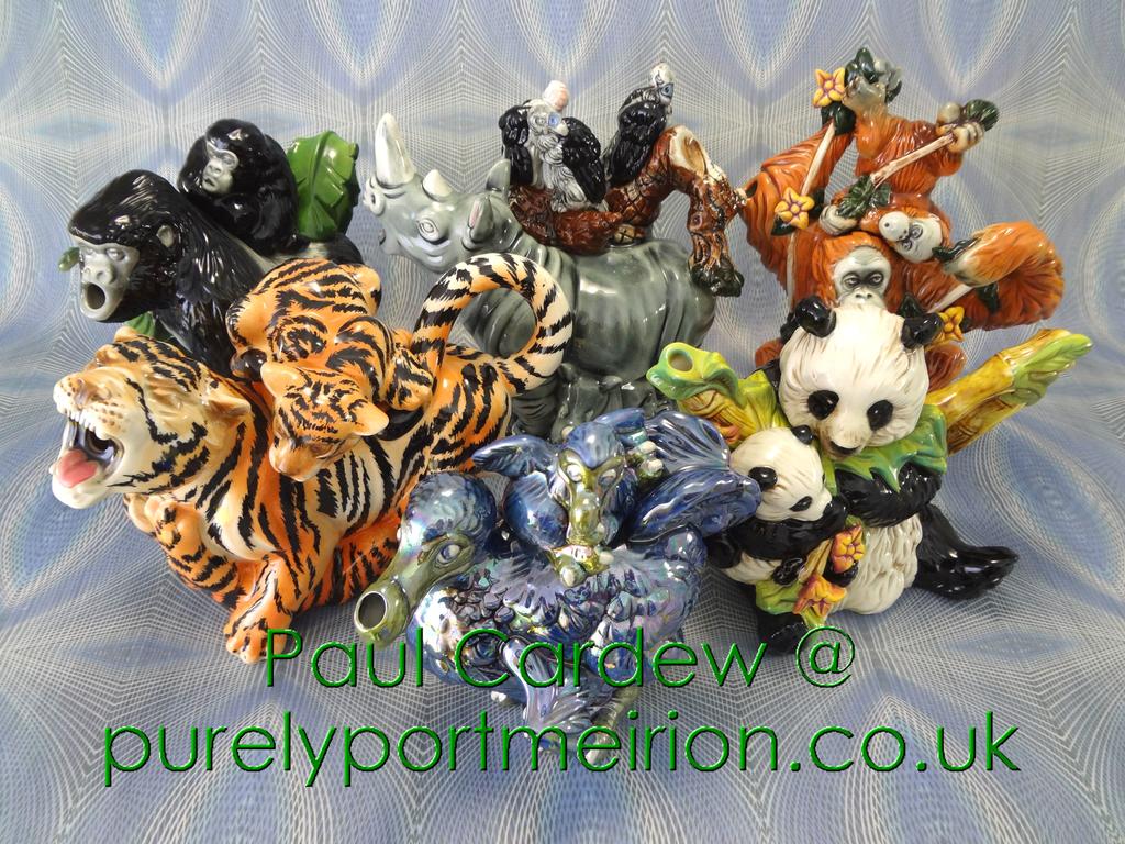 Paul Cardew Teapots Endangered Species Handmade Collectors Edition