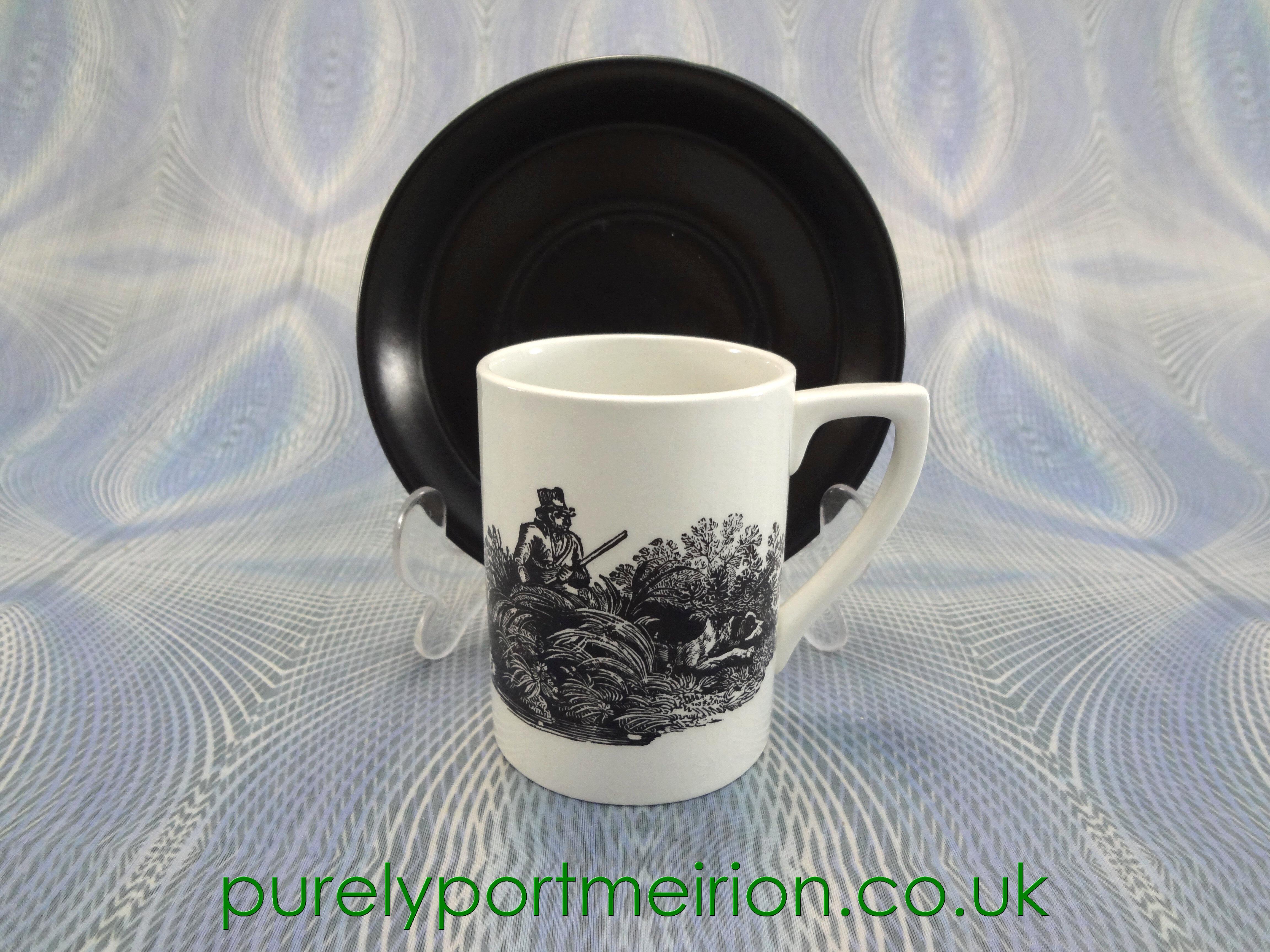 Portmeirion Sporting Scenes Coffee Cup And Saucer, SPS7