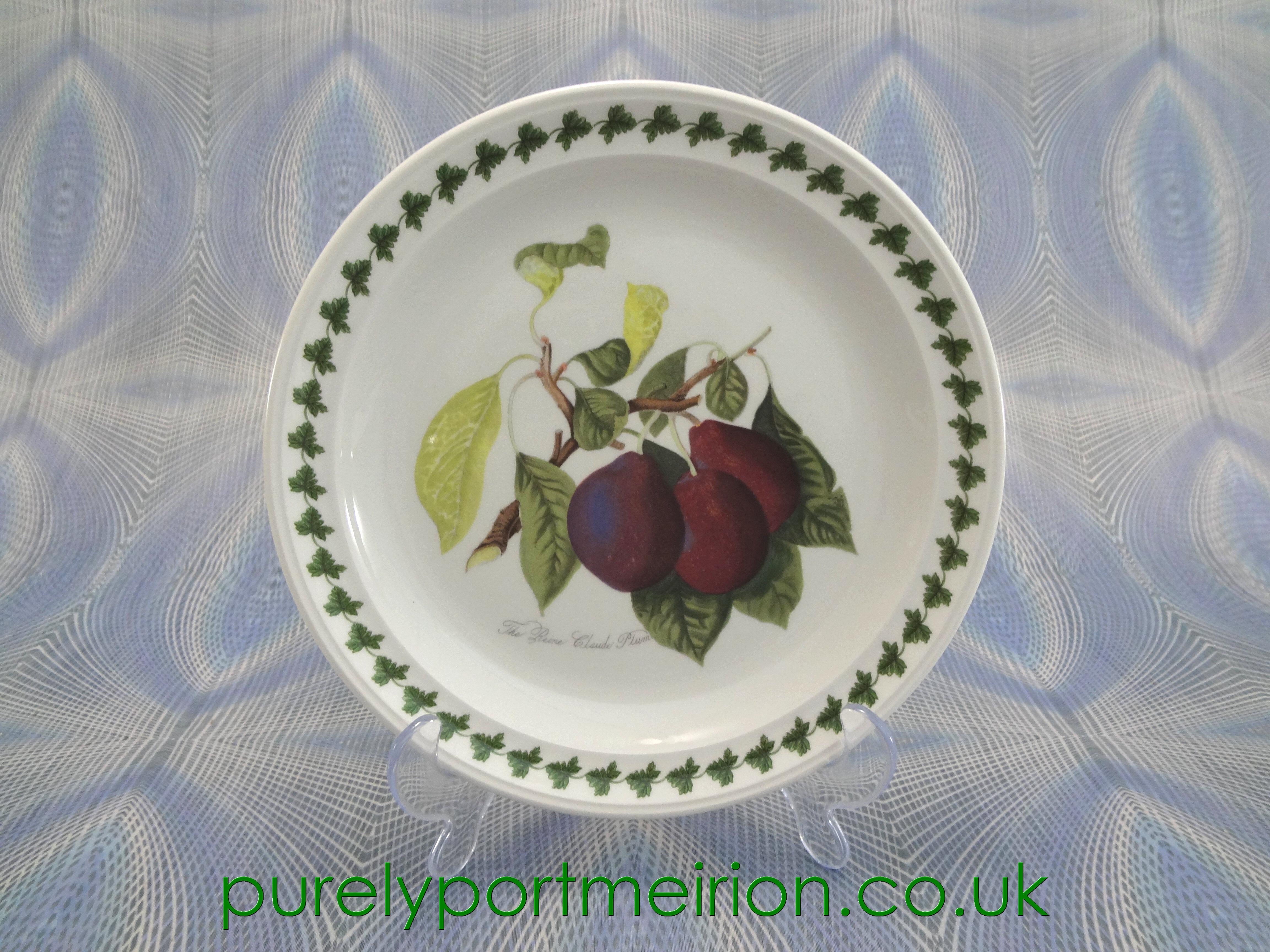 Portmeirion Pottery Pomona Dessert Plate, Reine Claude Plum, POM299