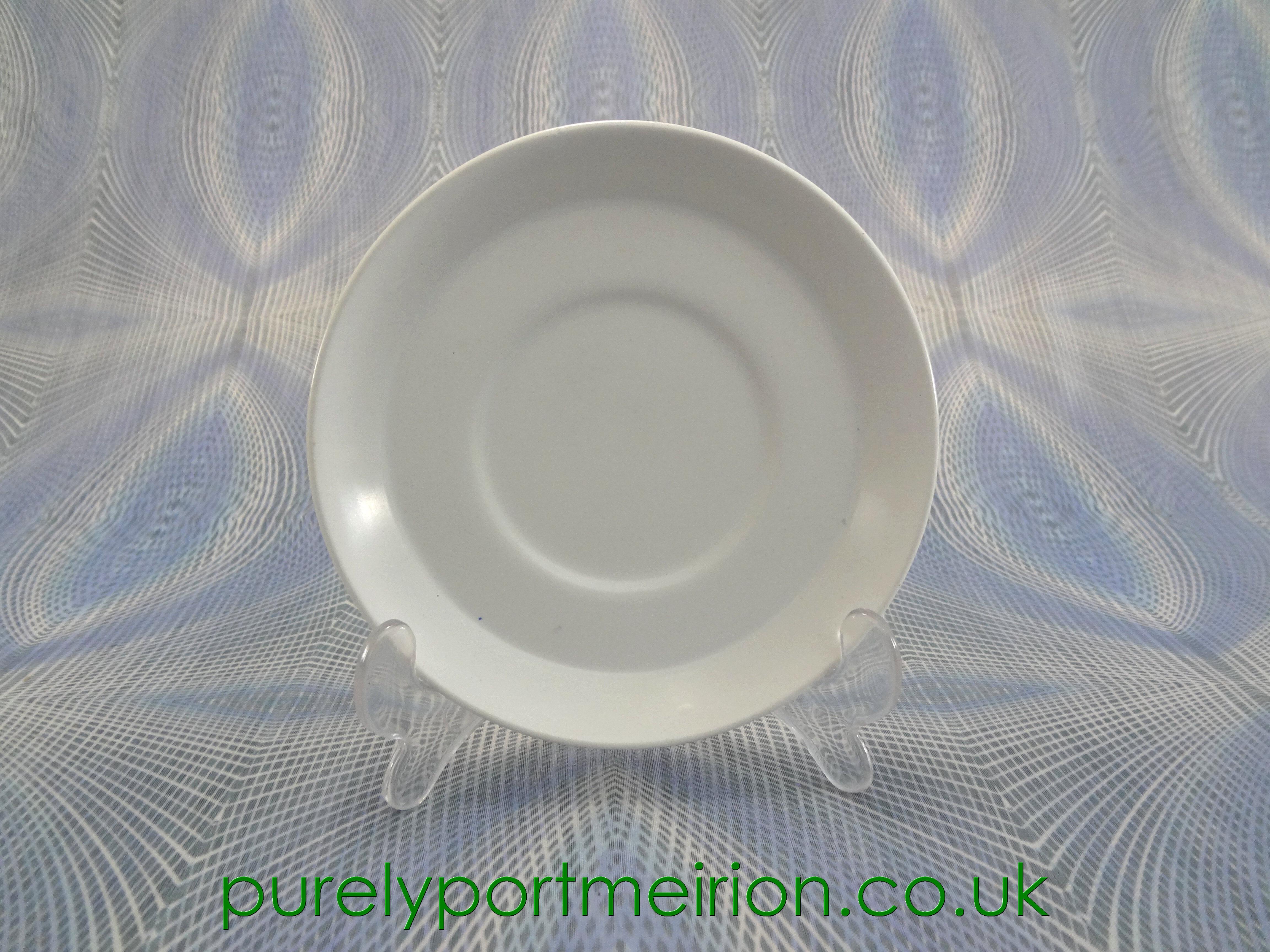 Portmeirion Satin White Totem Saucer