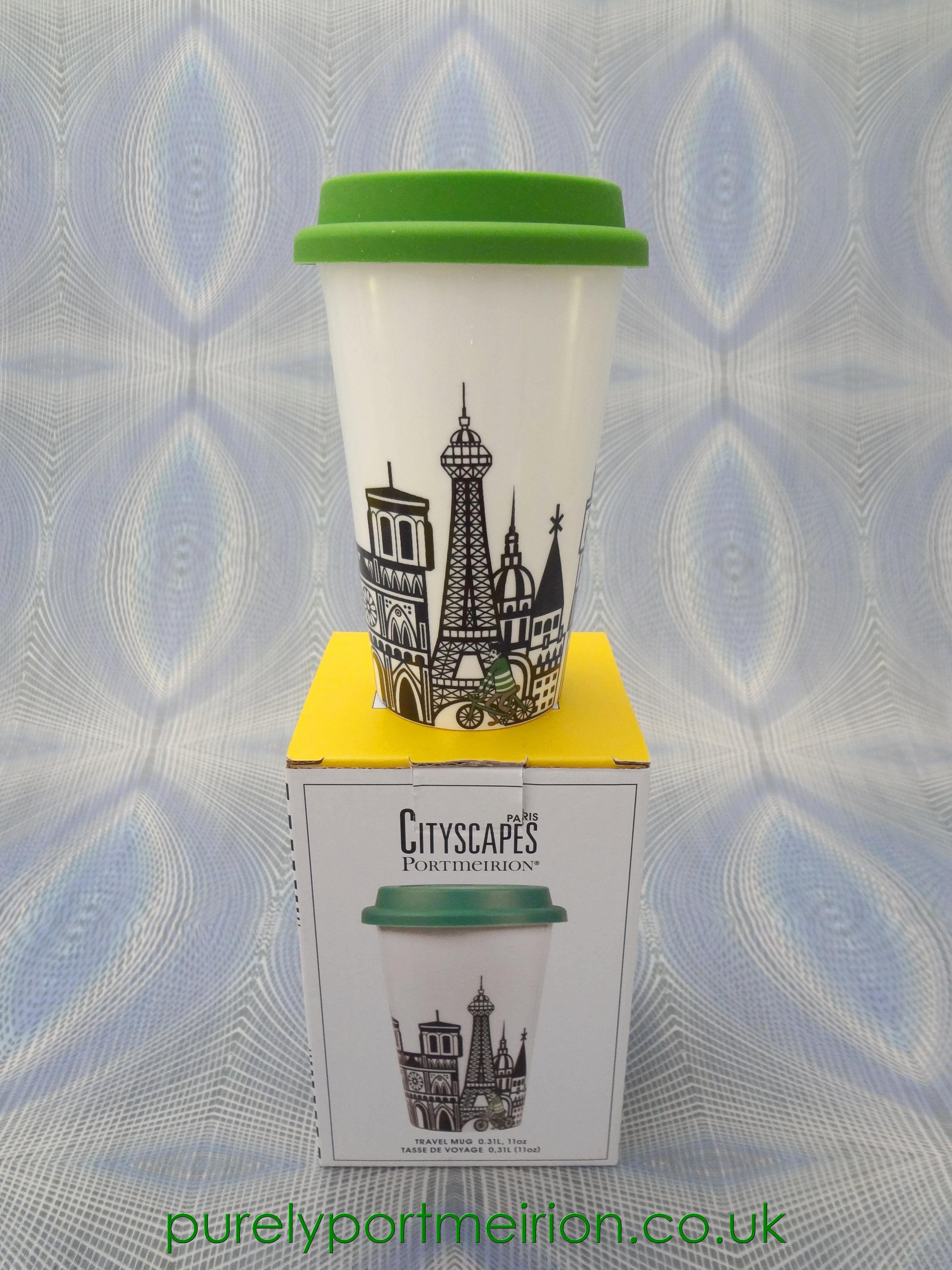 Portmeirion Cityscapes Travel Mug, Paris, MI302