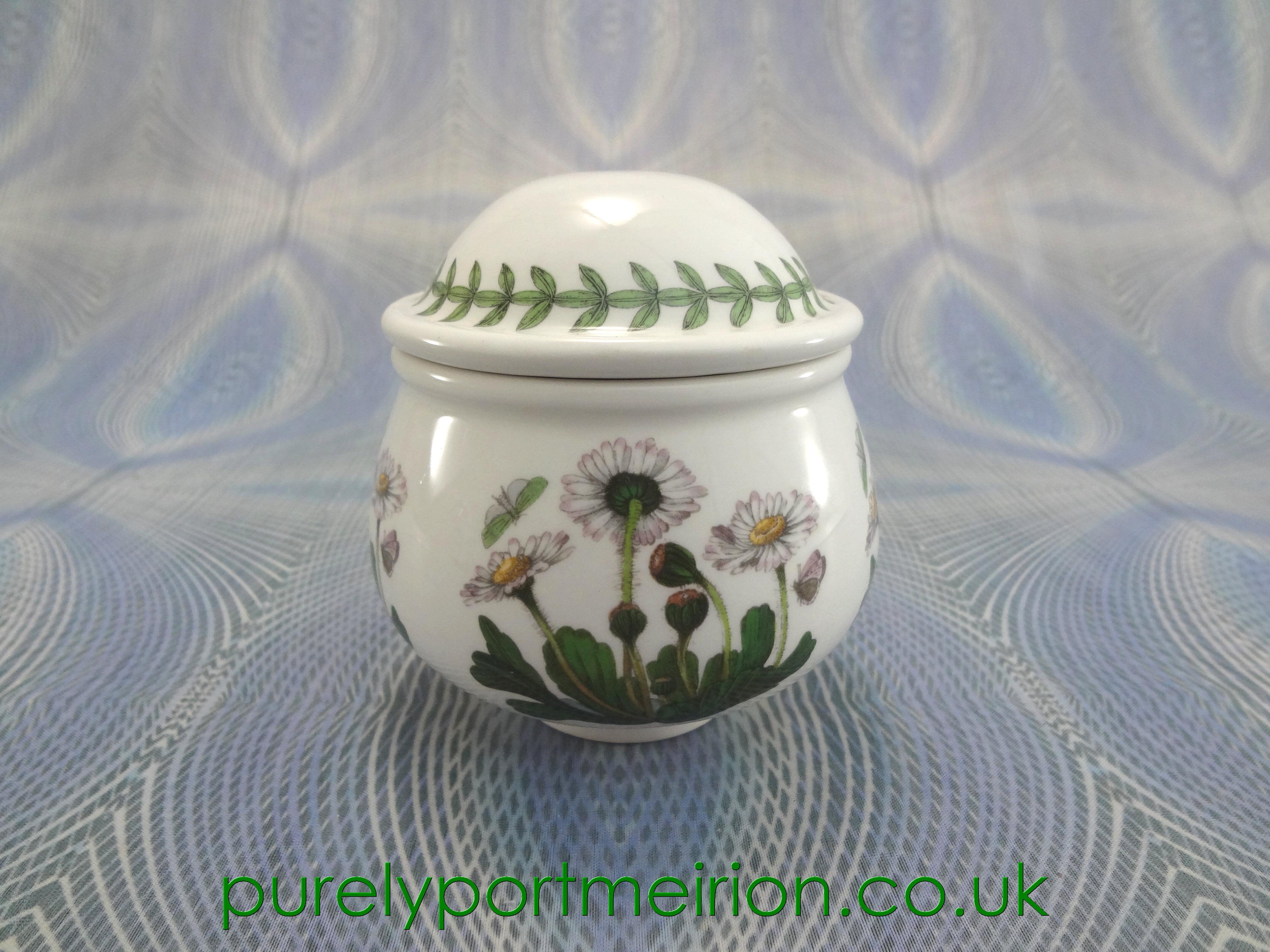 Portmeirion Botanic Garden Covered Sugar Bowl, Daisy