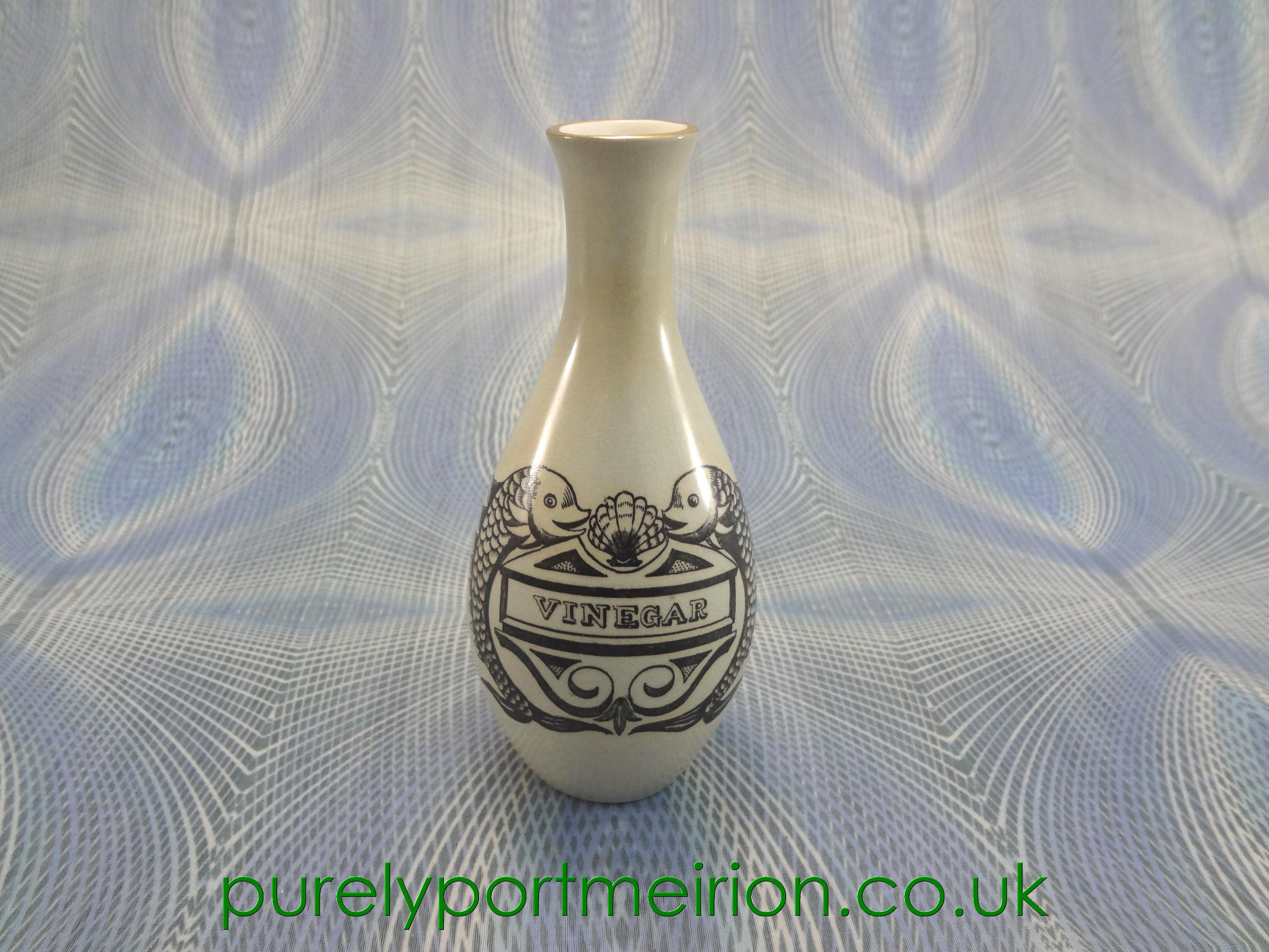 Portmeirion Dolphin Vinegar Bottle, Very Rare, Celadon, D82