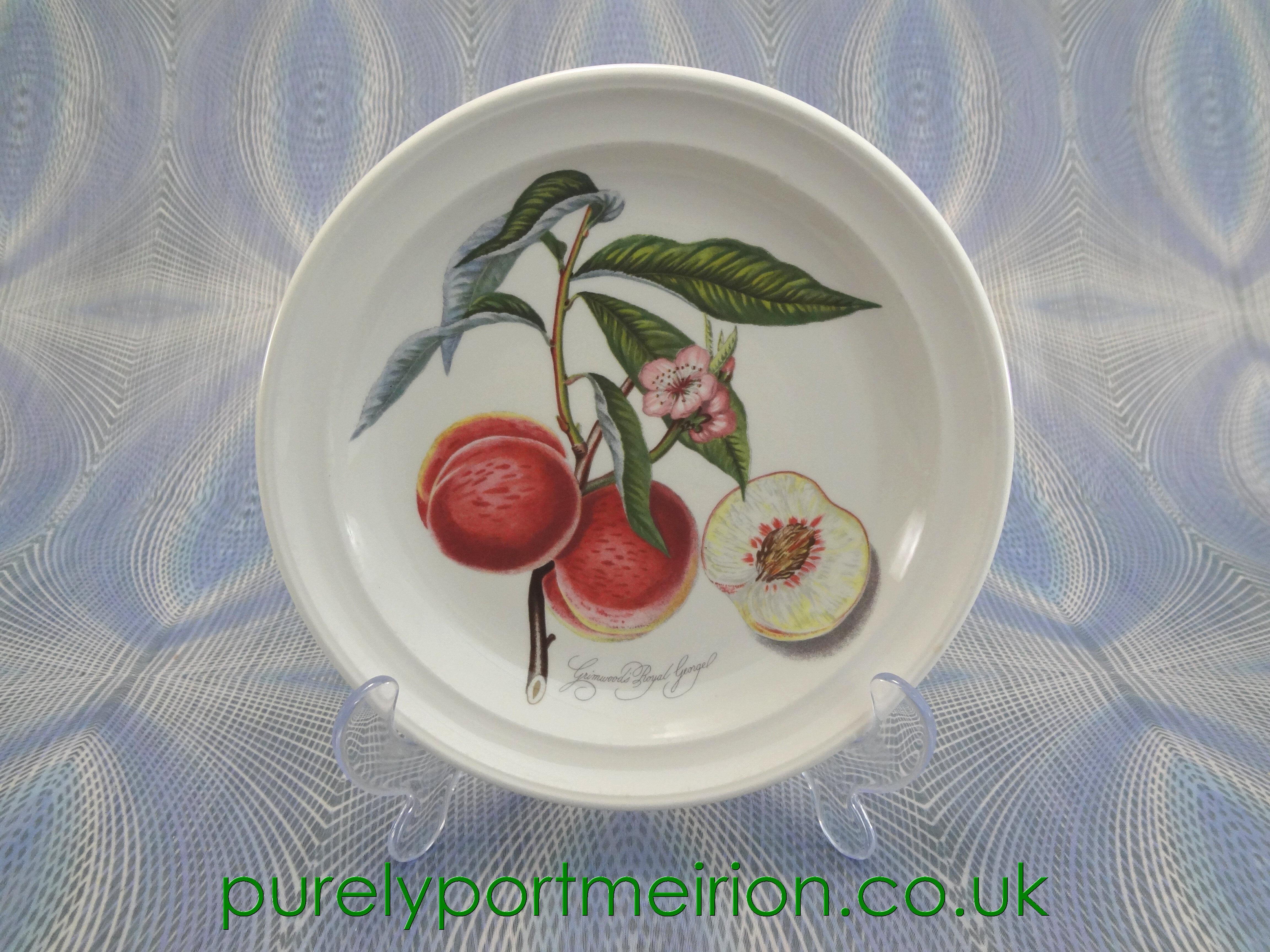 Portmeirion Pottery Pomona Side Plate, Grimwoods Royal George Peach, POM308