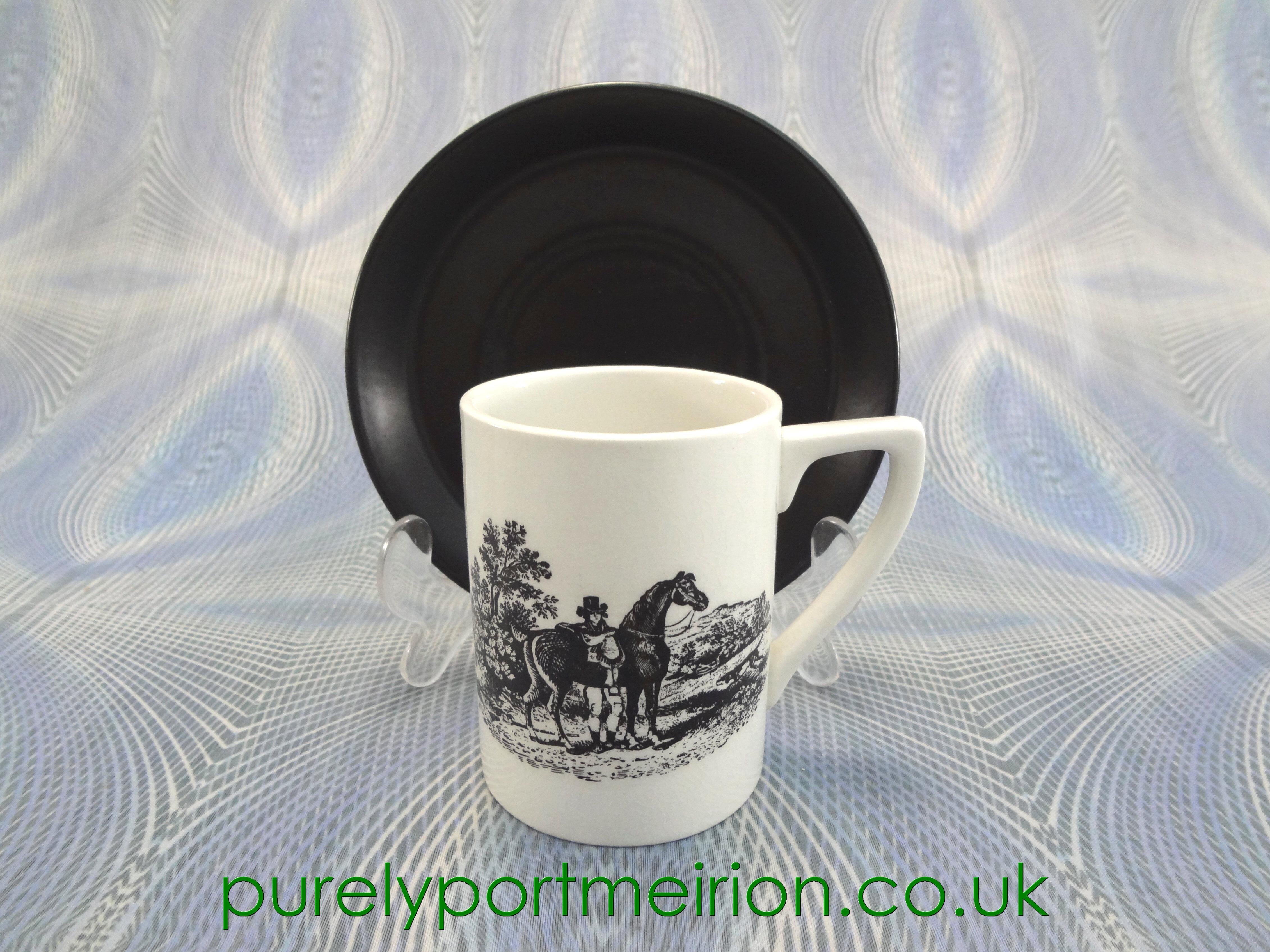 Portmeirion Sporting Scenes Coffee Cup And Saucer, SPS9