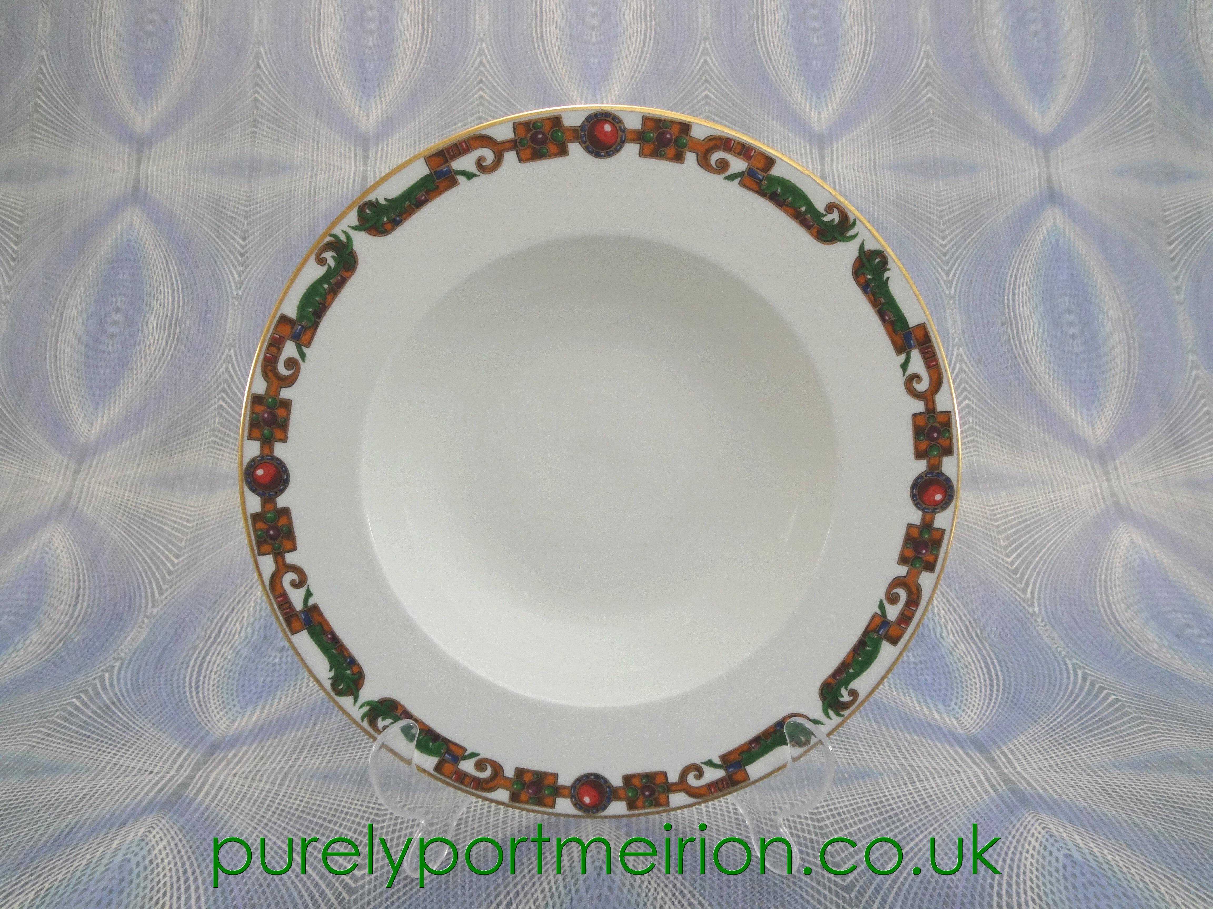 Portmeirion Ancestral Jewels China Soup Plate, A53