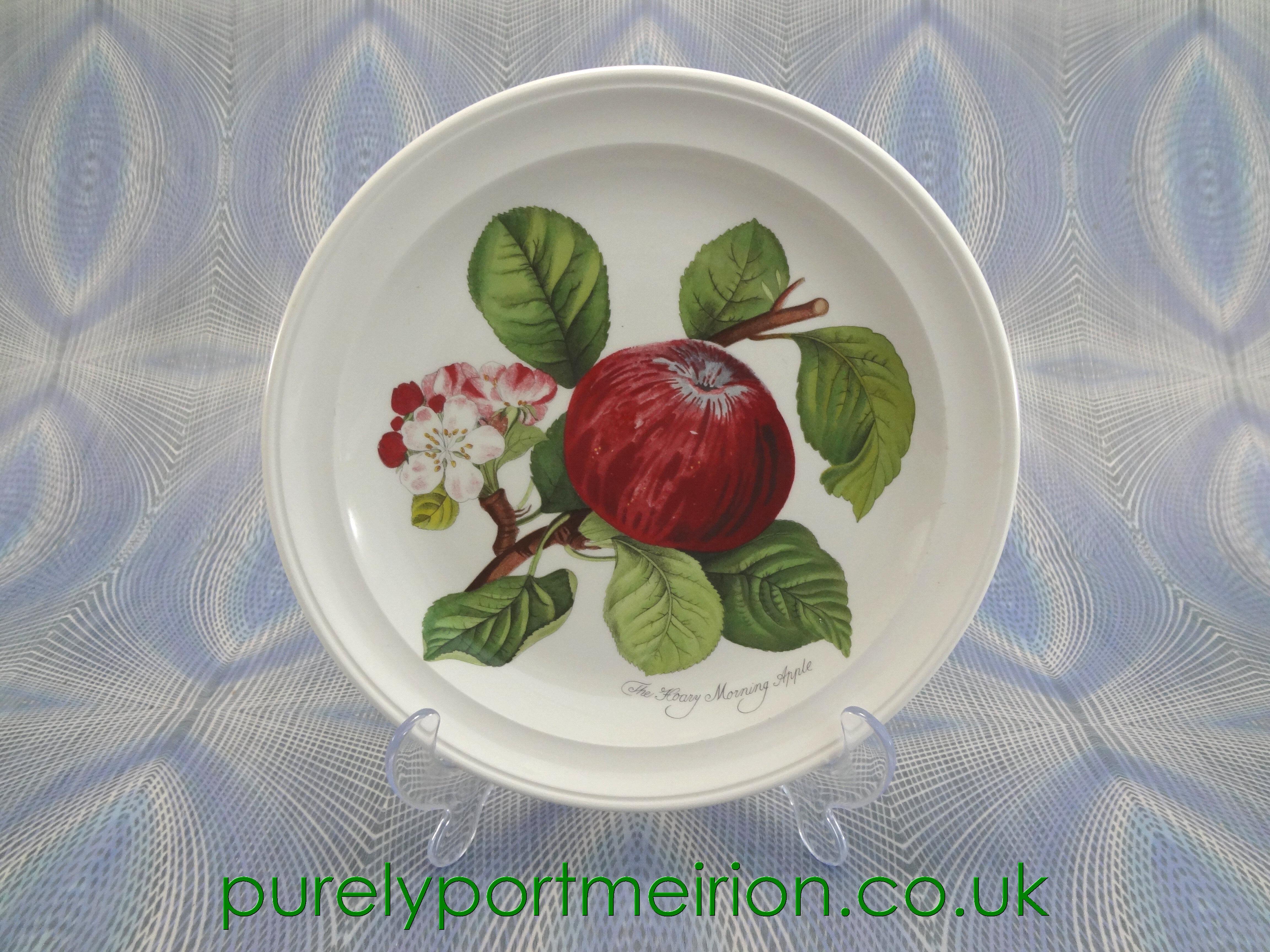 Portmeirion Pottery Pomona Dessert Plate, Hoary Morning Apple, POM301