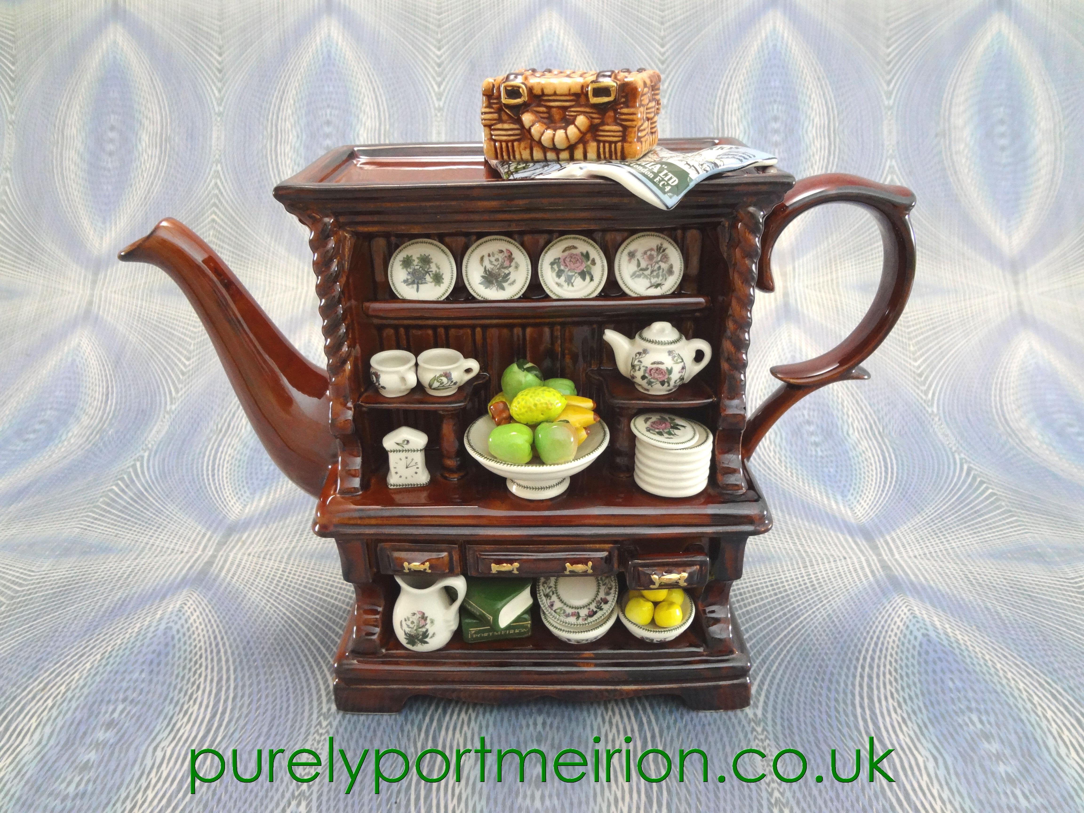 Paul Cardew Portmeirion Teapot, Large Welsh Dresser, TP71