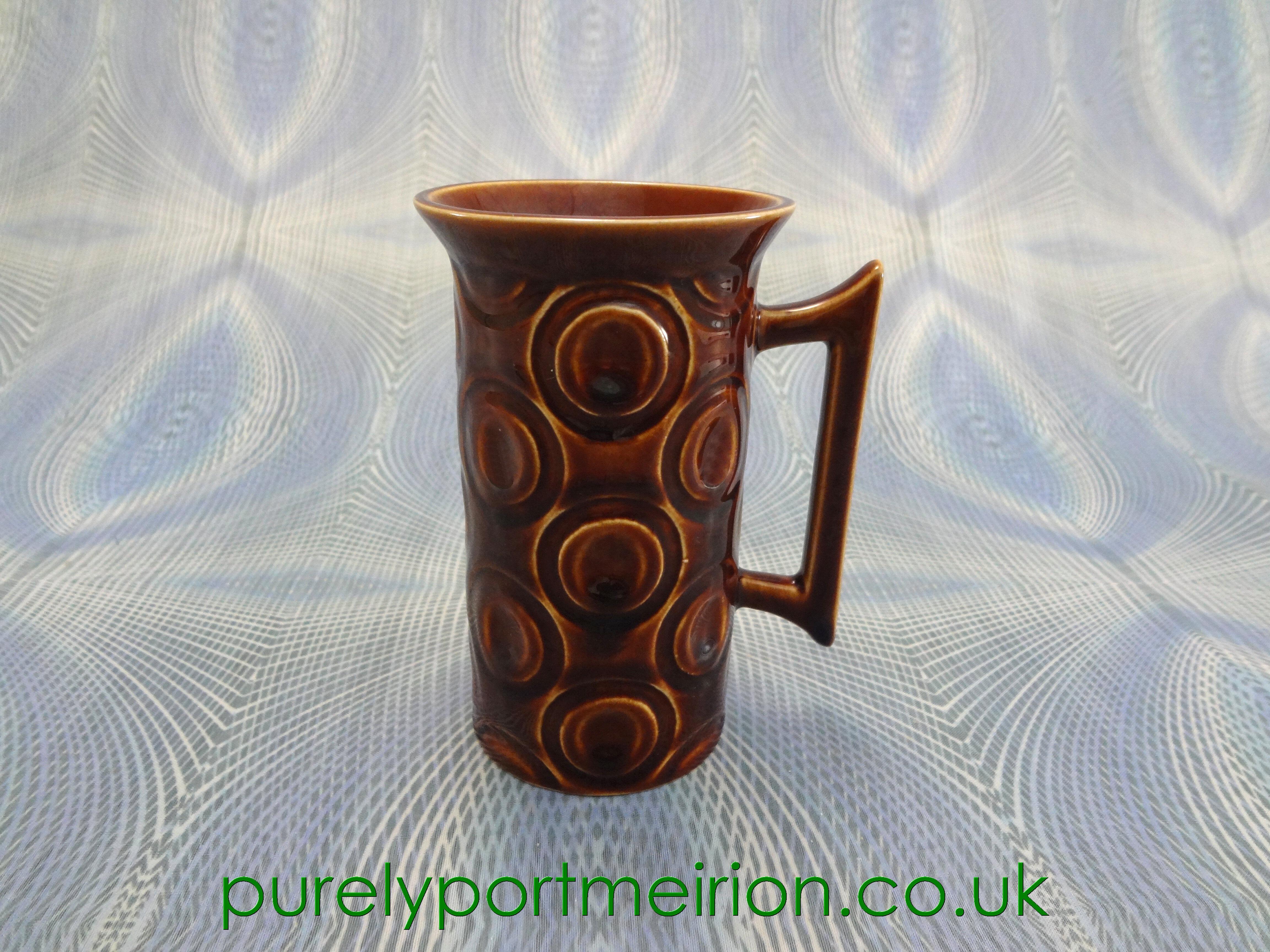 Portmeirion Jupiter Tall Coffee Can, Brown, JBR6
