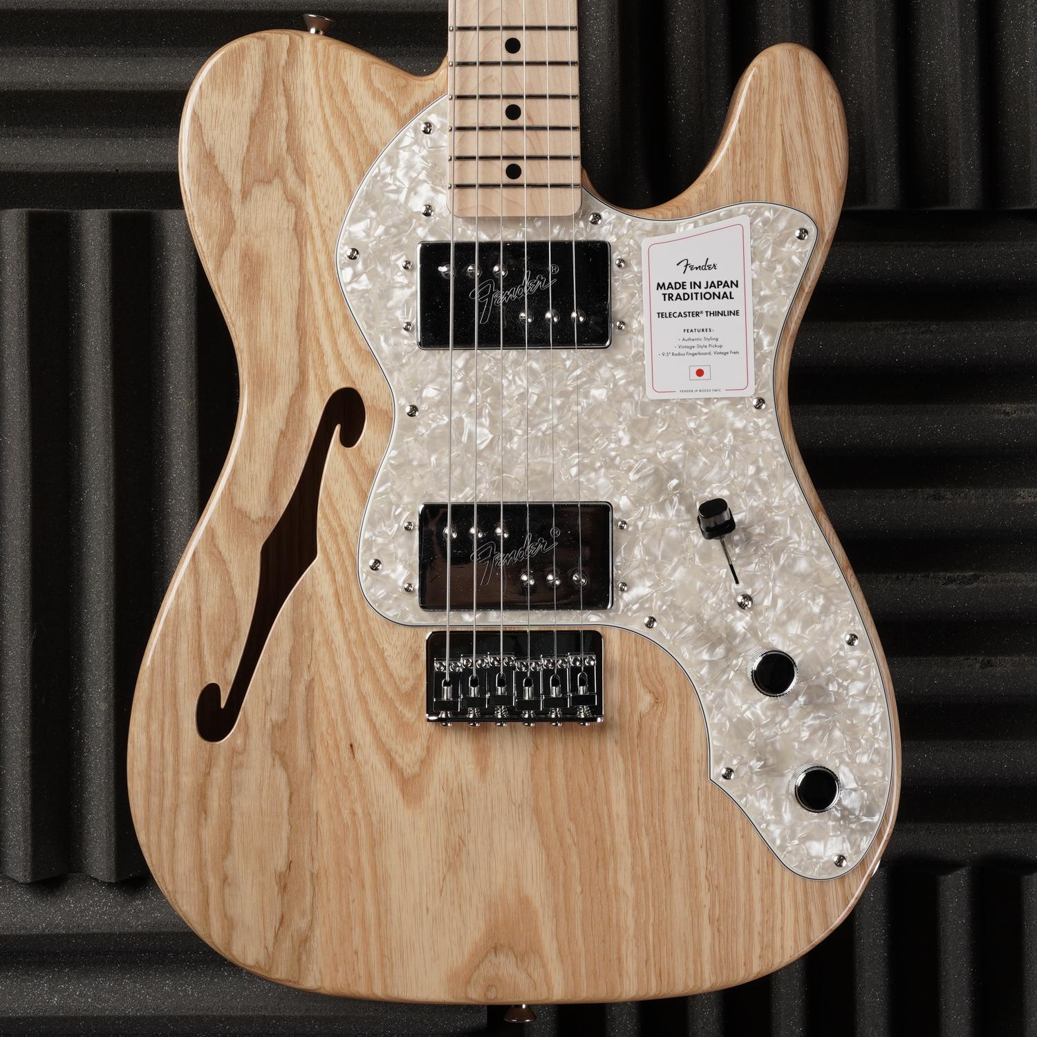 MIJ Traditional '70s Telecaster Thinline with Maple Fretboard