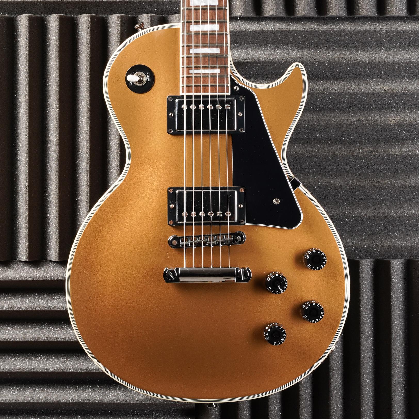 indendørs passage Trives Gibson Les Paul Classic Custom 2012 Goldtop
