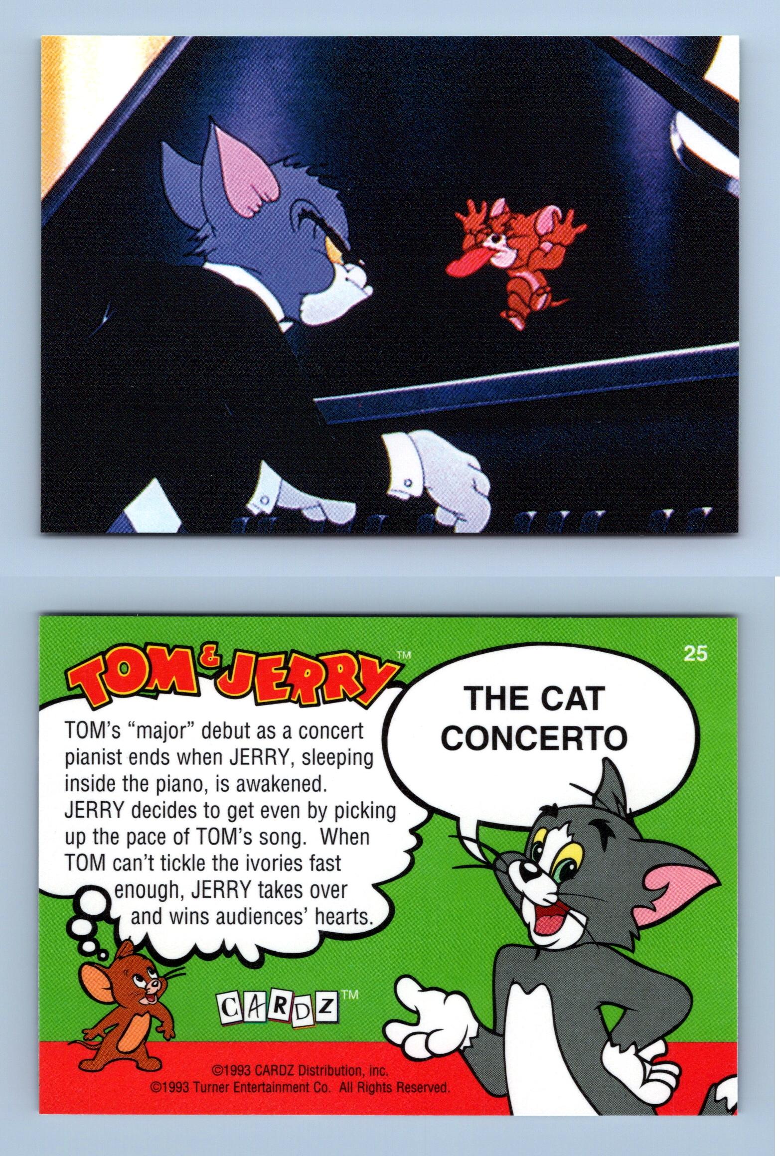 The Cat Concerto #25 Tom & Jerry 1993 Cardz Trading Card