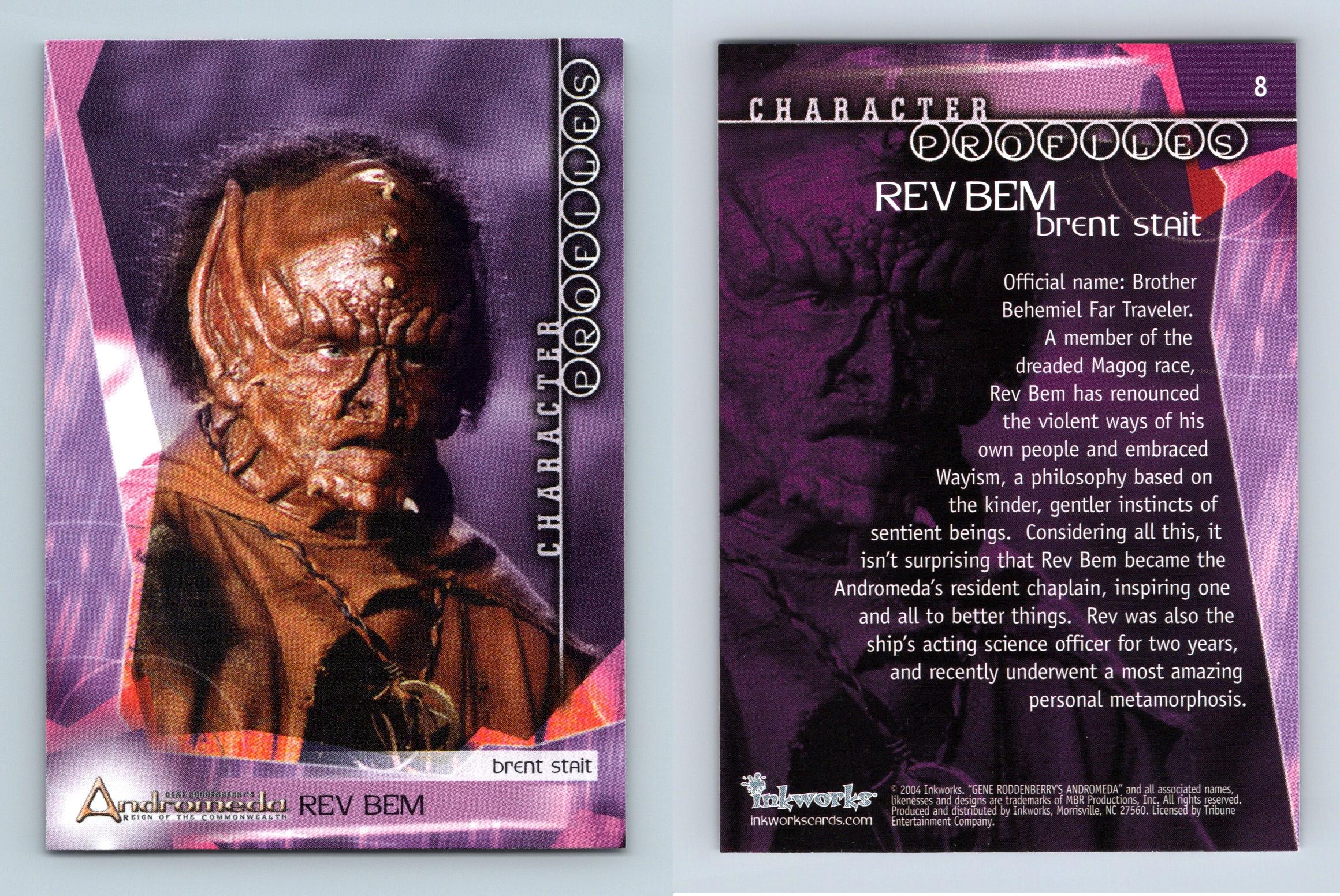 Rev Bem #8 Andromeda Reign Commonwealth 2004 Inkworks Trading Card