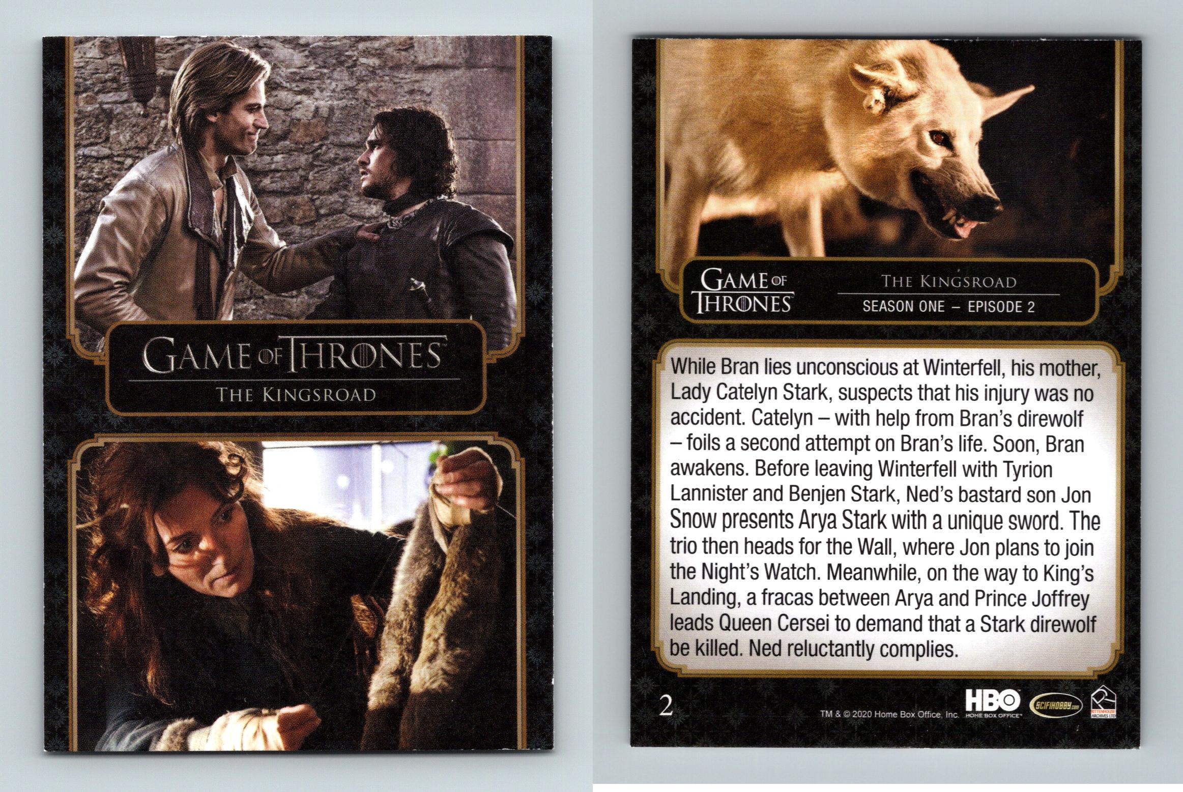 The Kingsroad #2 Game Of Thrones Complete Series 2020 Rittenhouse Card