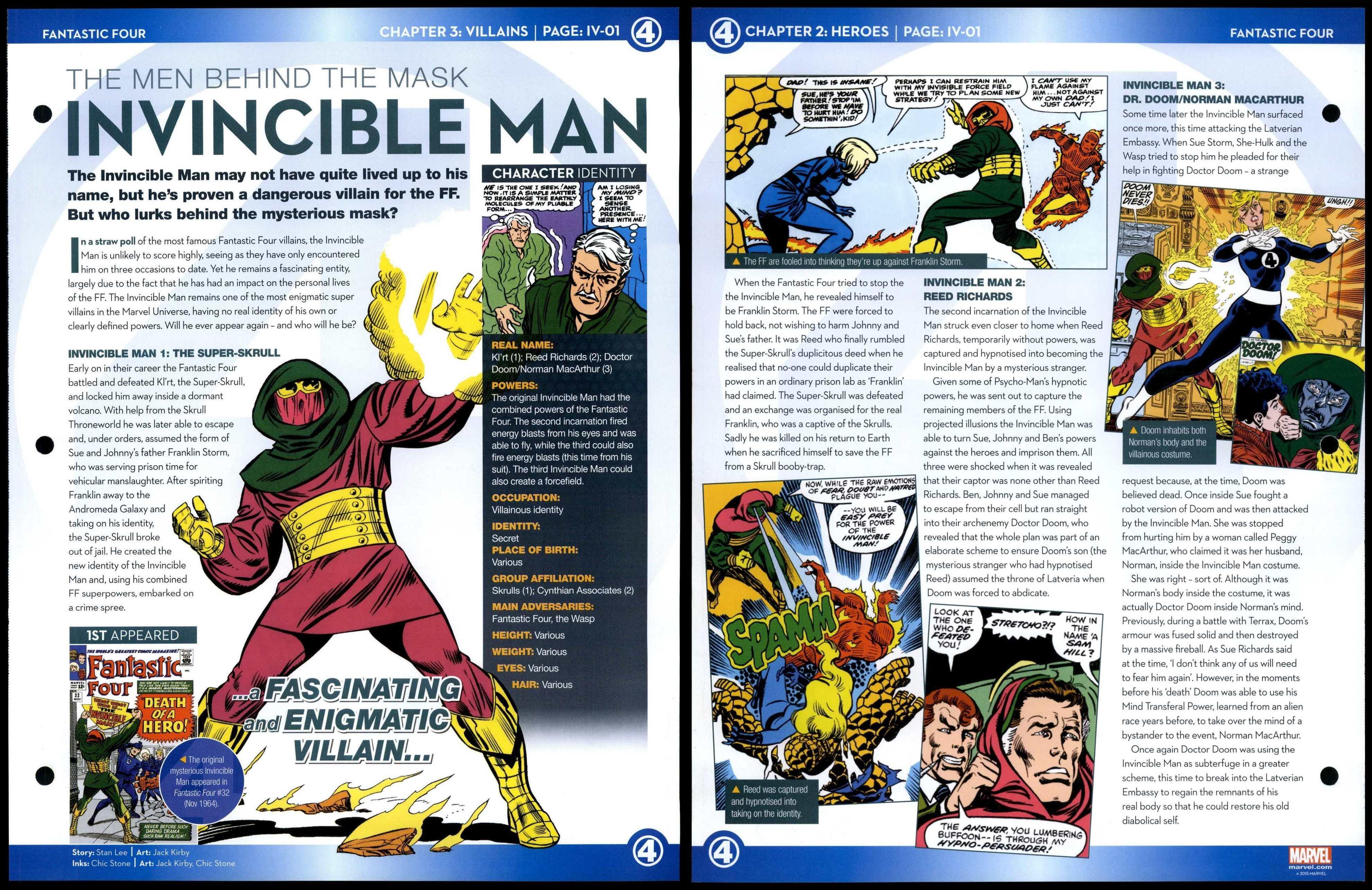 Invincible Man The Men Behind The Mask Iv Villains Fantastic