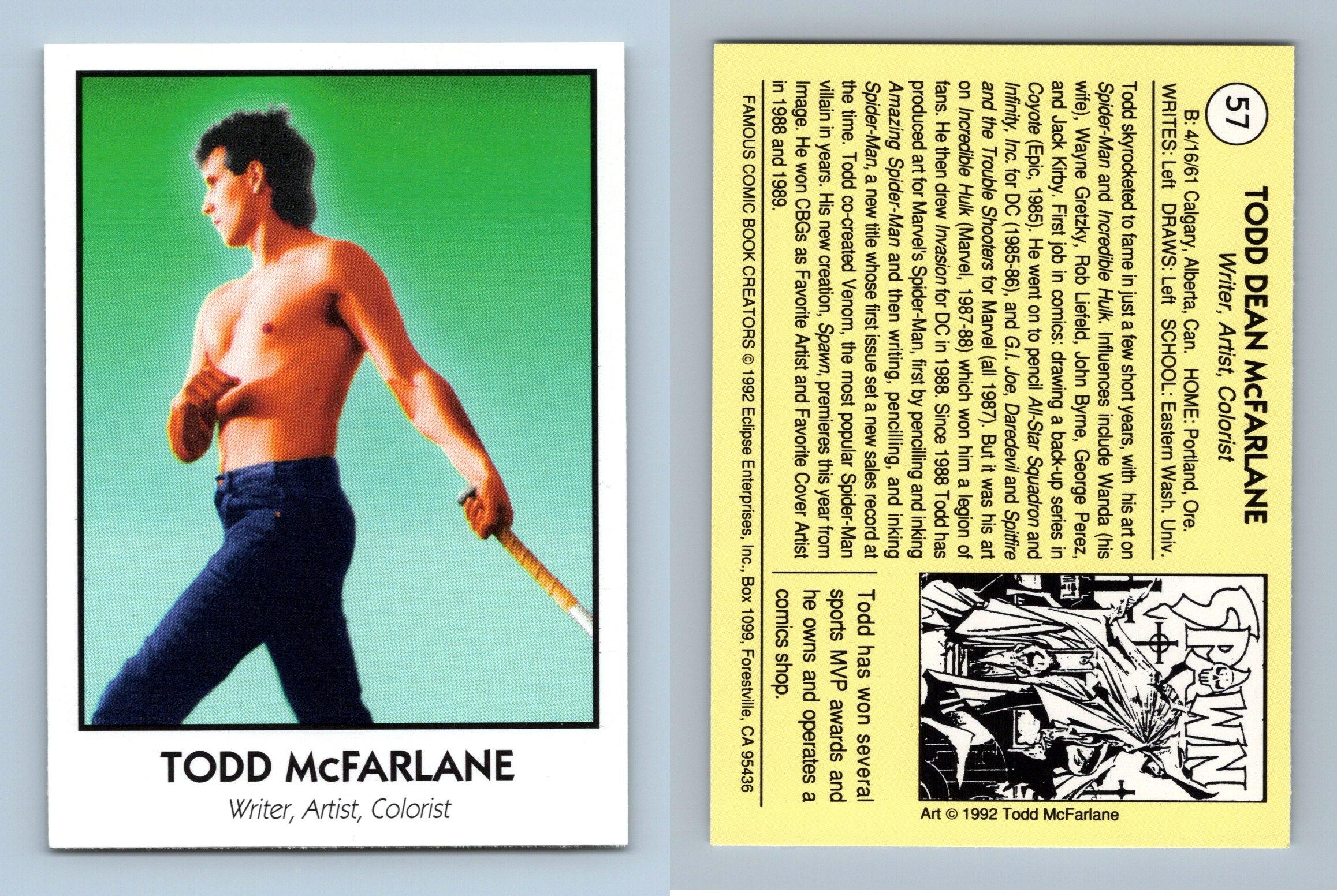 todd-mcfarlane-57-famous-comic-book-creators-1992-eclipse-trading-card