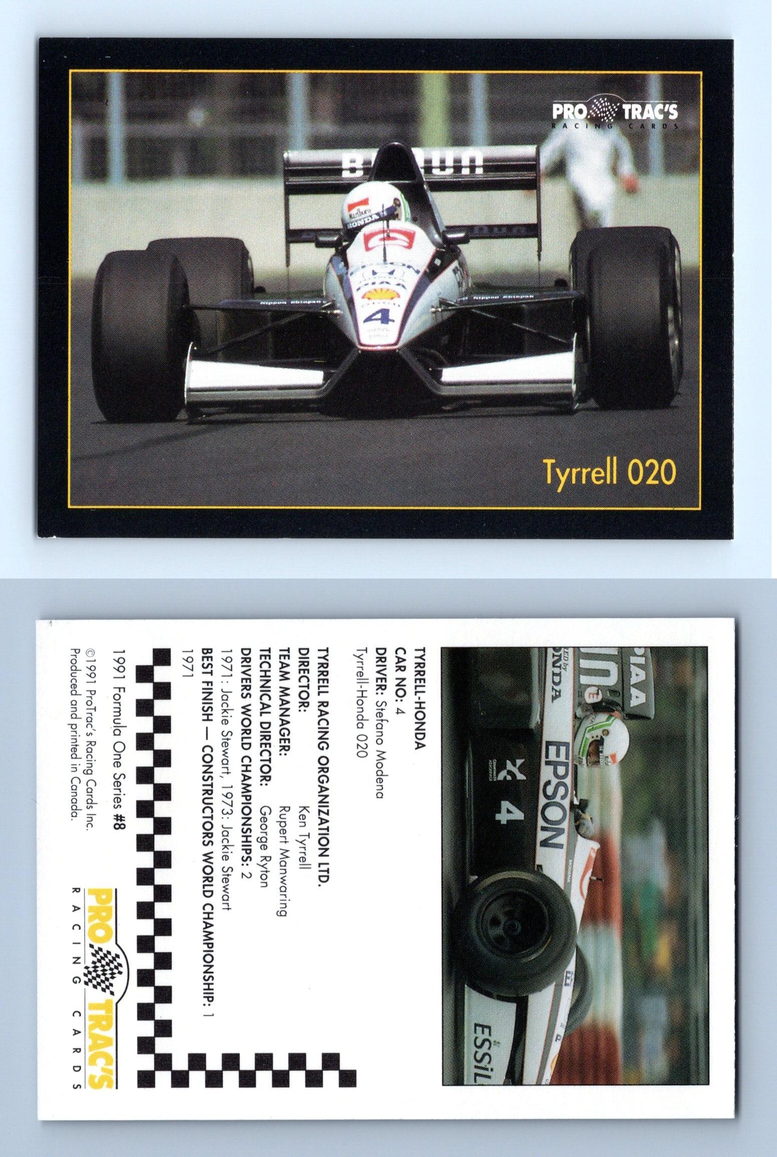 Tyrrell Formula Pro Trac S Premier Racing Card