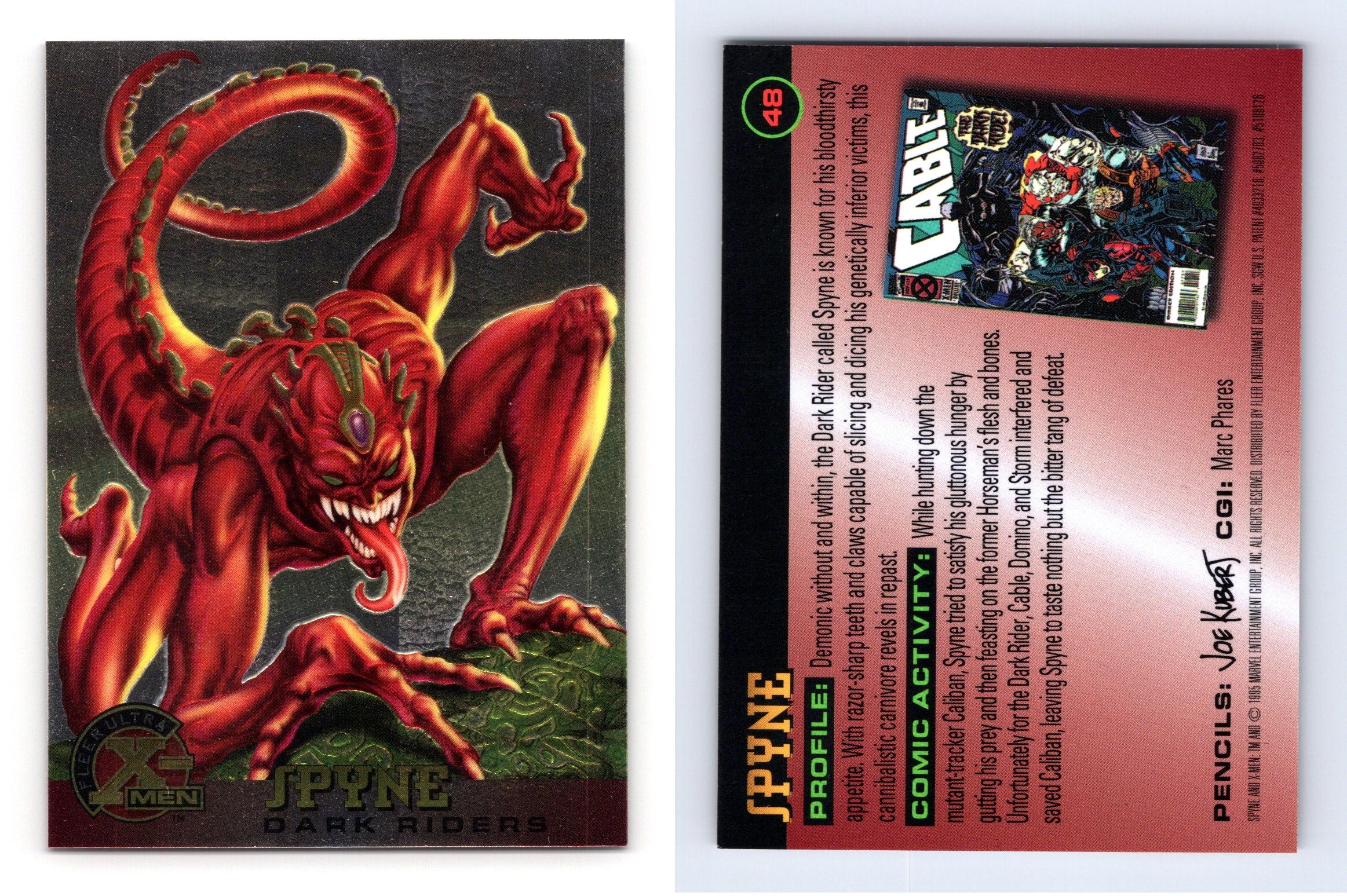 Spyne X Men Chromium Fleer Ultra Trading Card