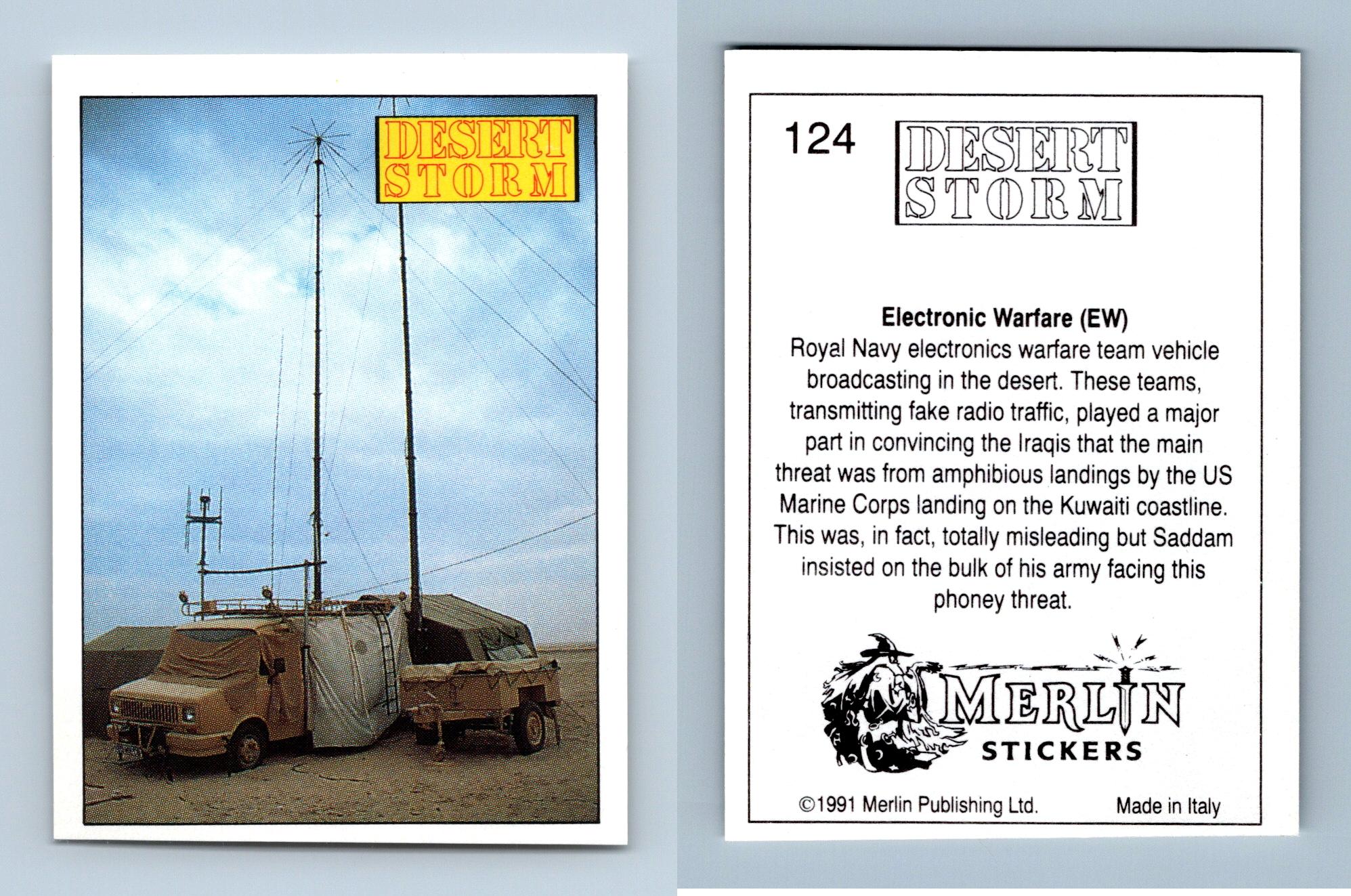 C959 Into The Breech #111 Desert Storm 1991 Merlin Sticker 
