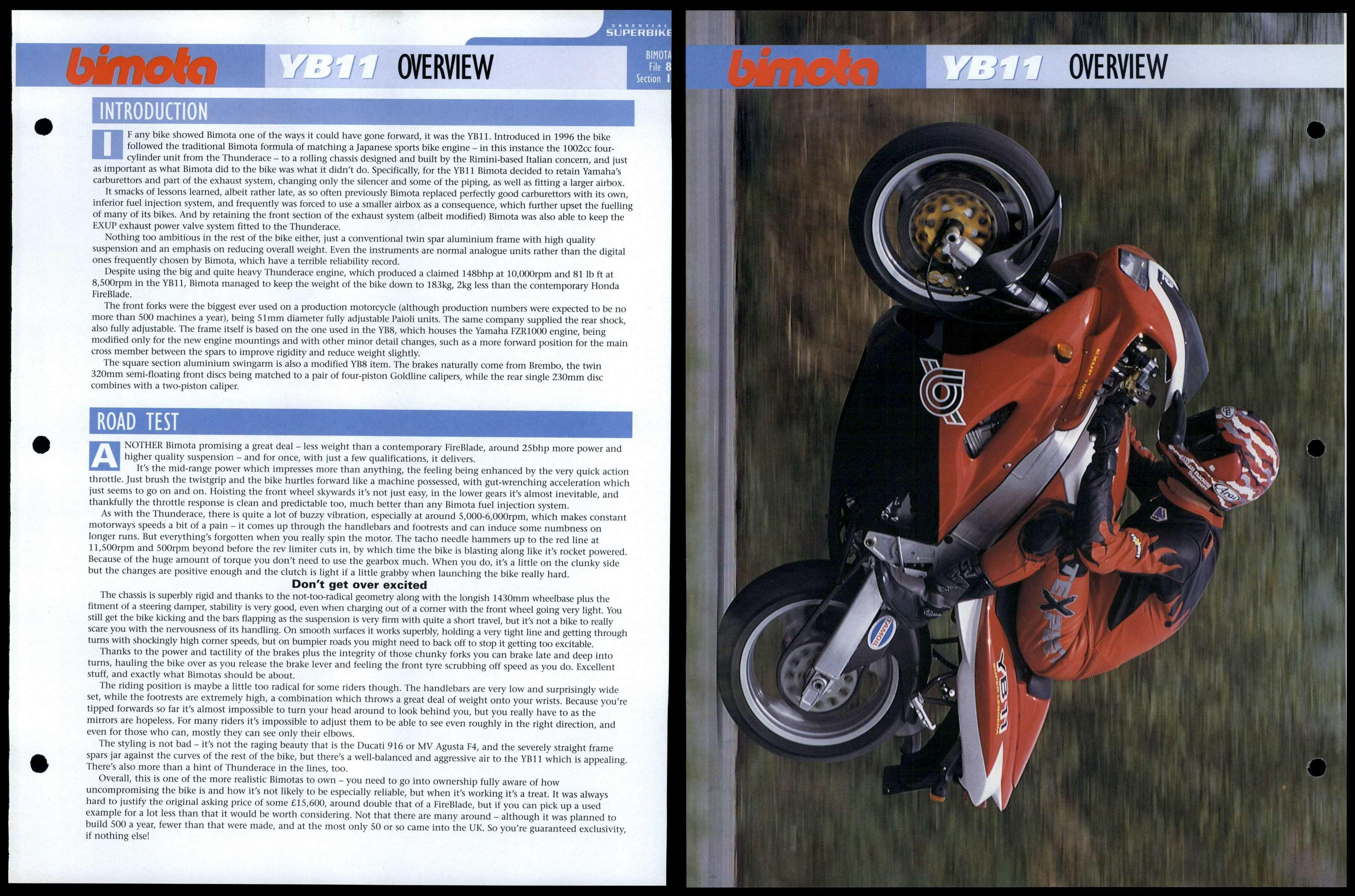 Bimota Yb Overview Essential Superbike Data File Page