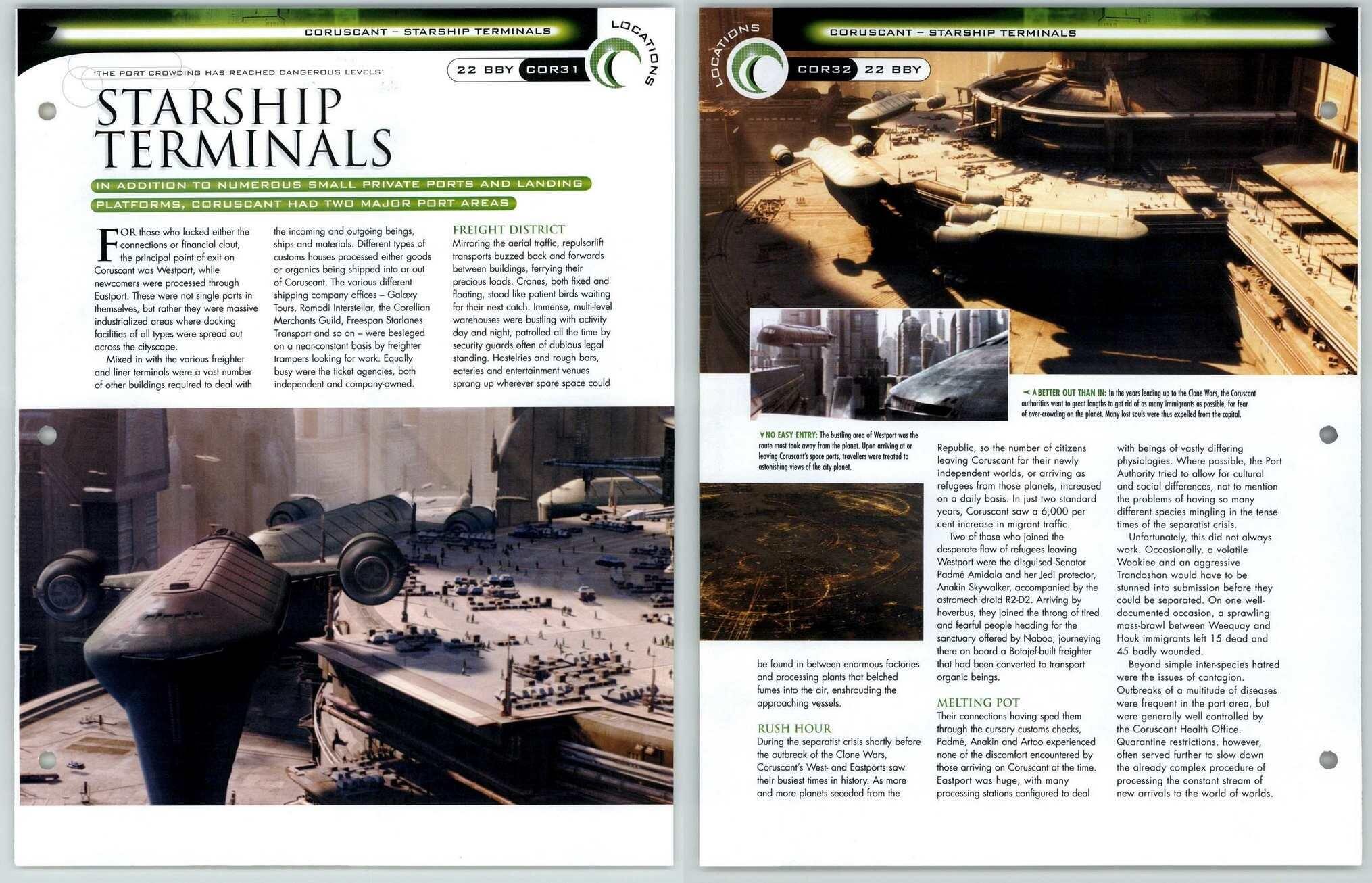 Starship Terminals COR3132 Coruscant Locations Star Wars Fact