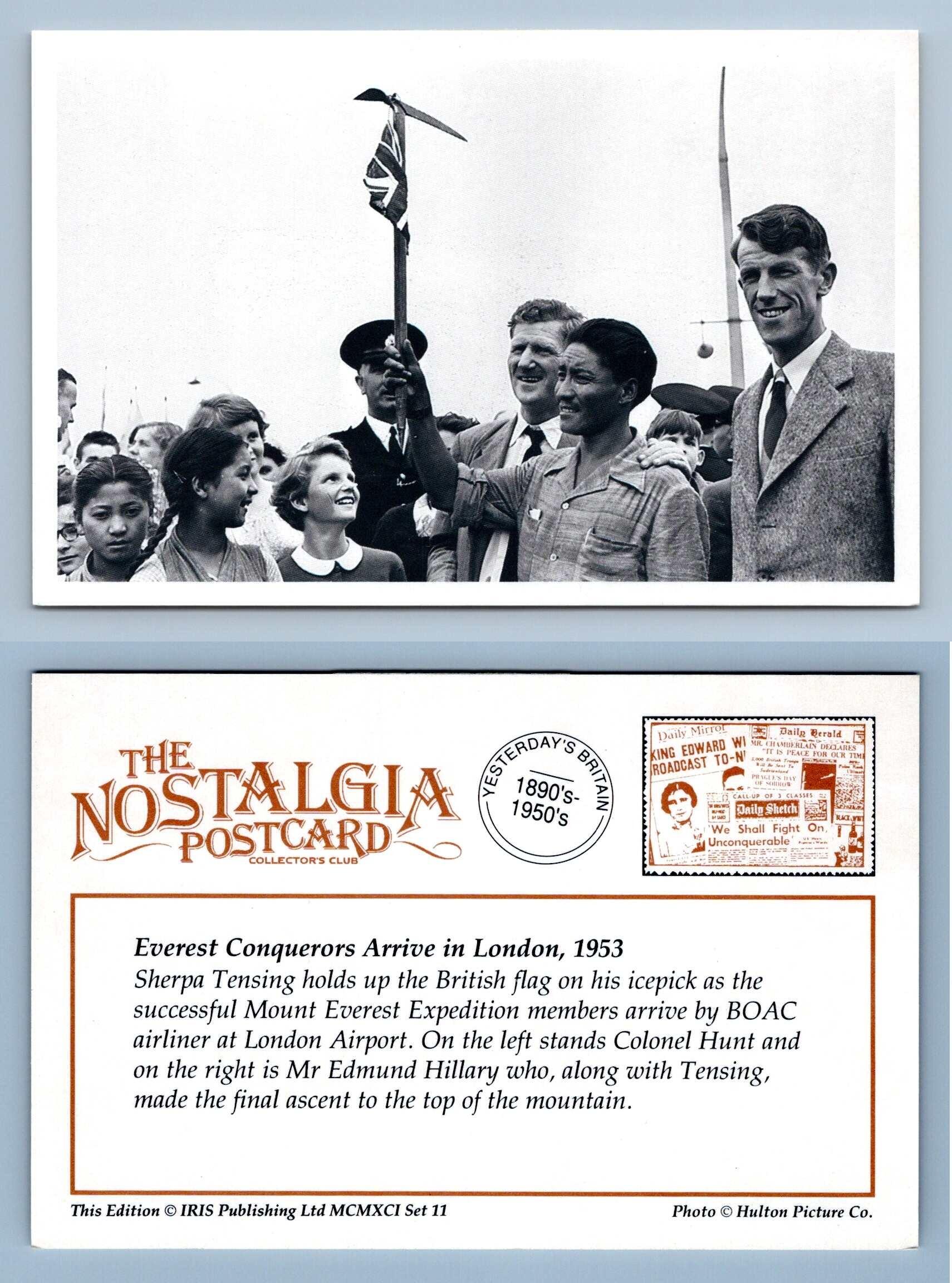 Everest Conquerors Arrive In London 1953 News The Nostalgia