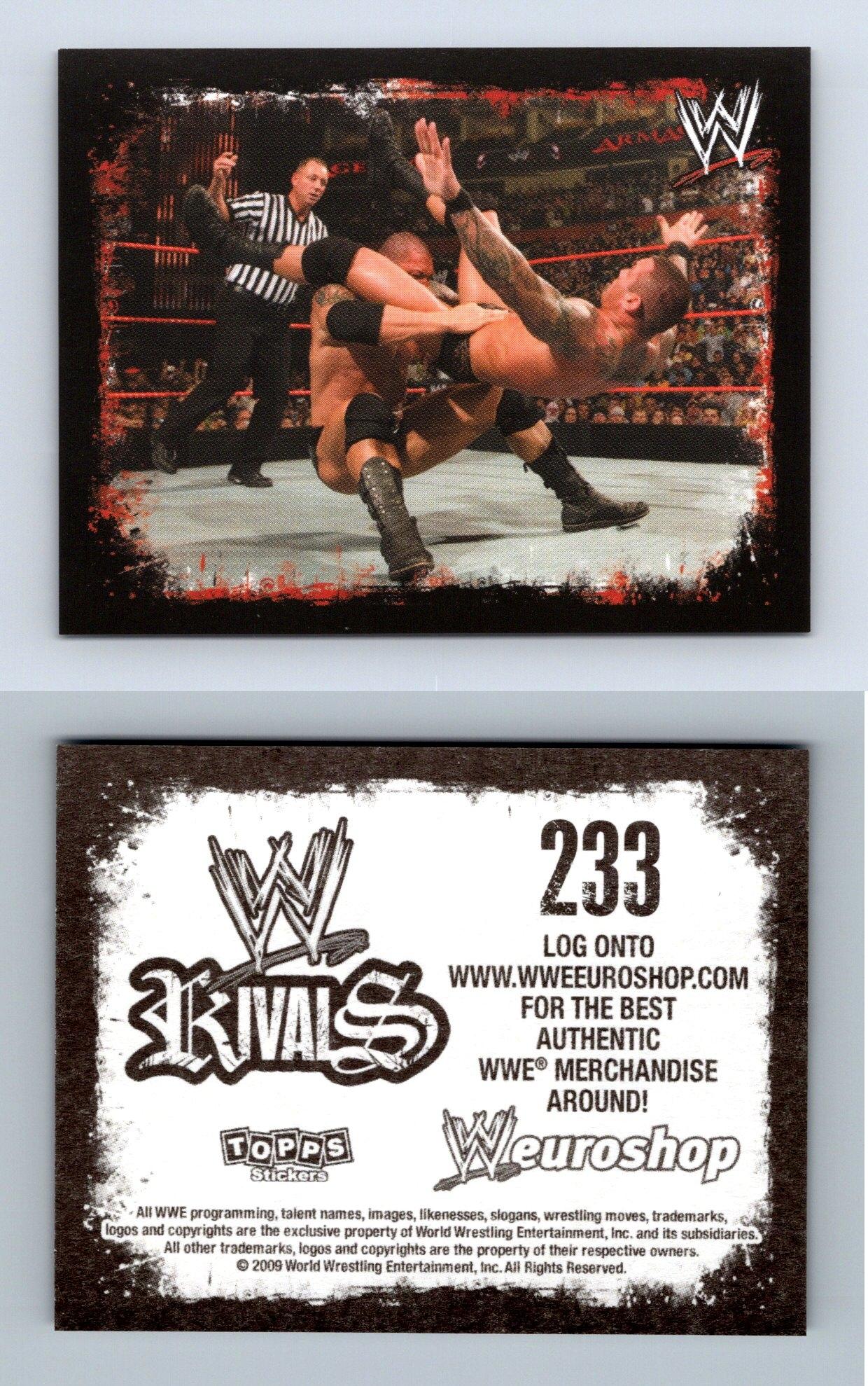 Batista #233 WWE Rivals 2009 Topps Wrestling Sticker 