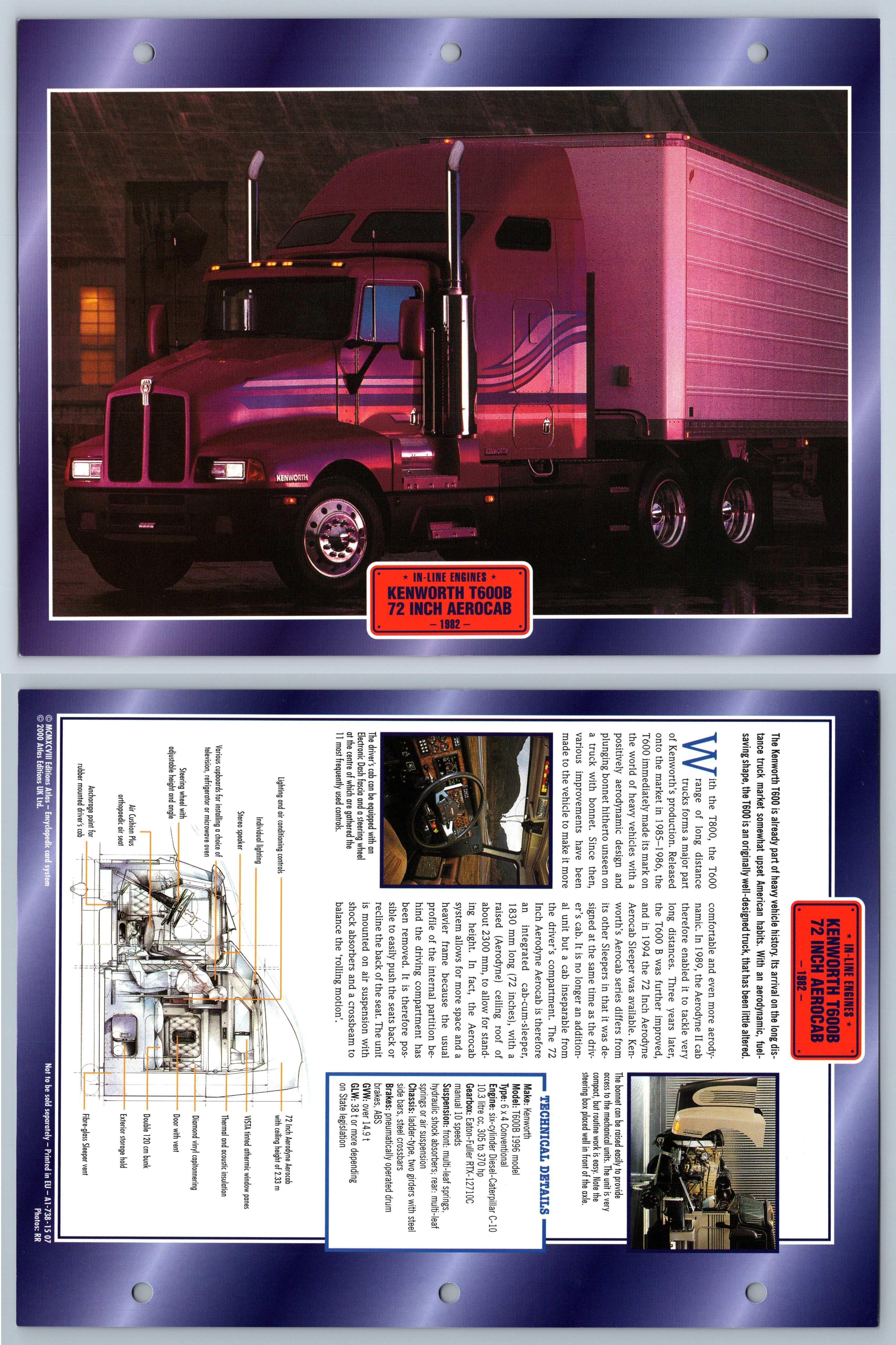 Kenworth T B Aerocab In Line Engines Atlas Trucks Maxi