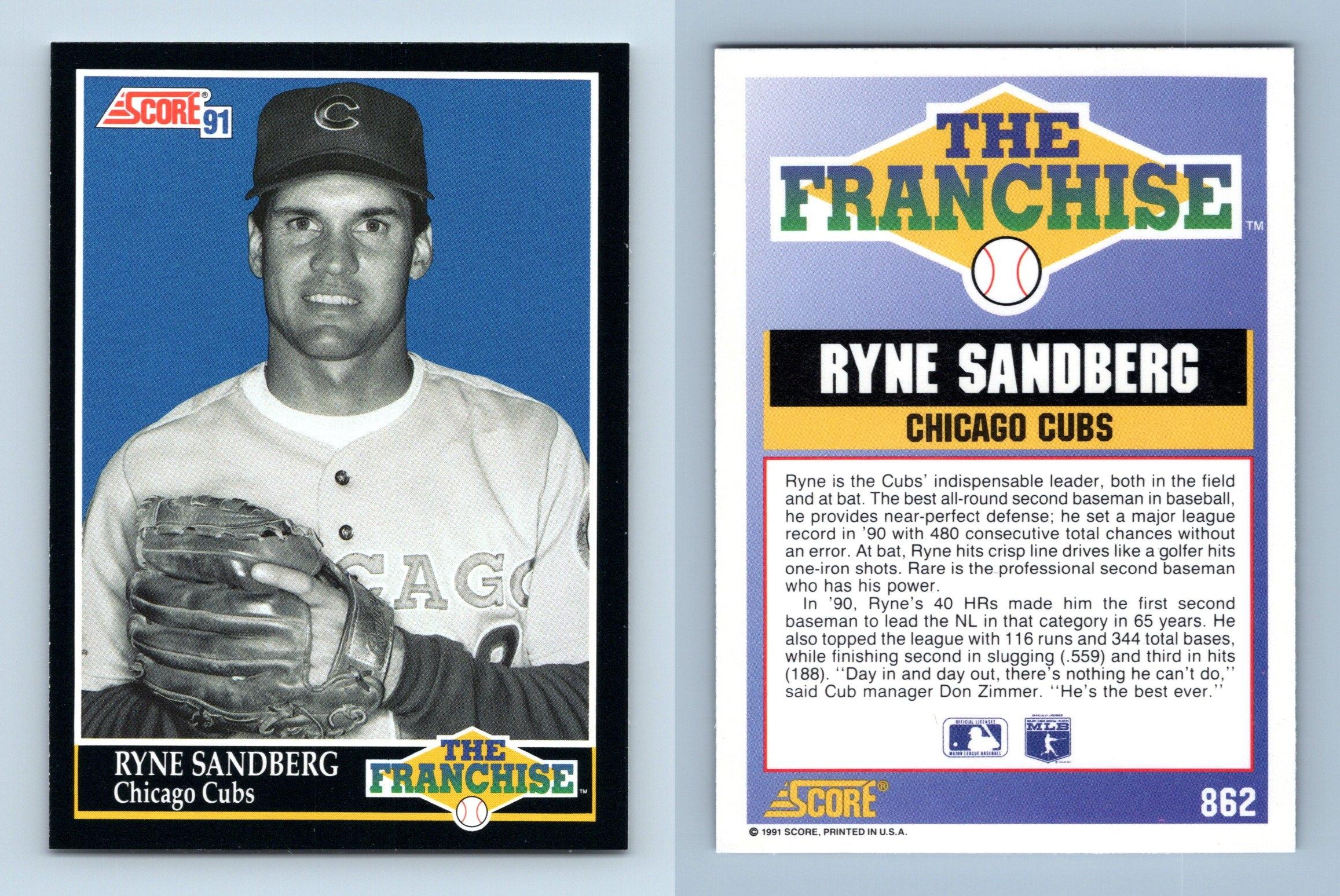 Ryne Sandberg Chicago Cubs Autographed 16" x 20" Hitting
