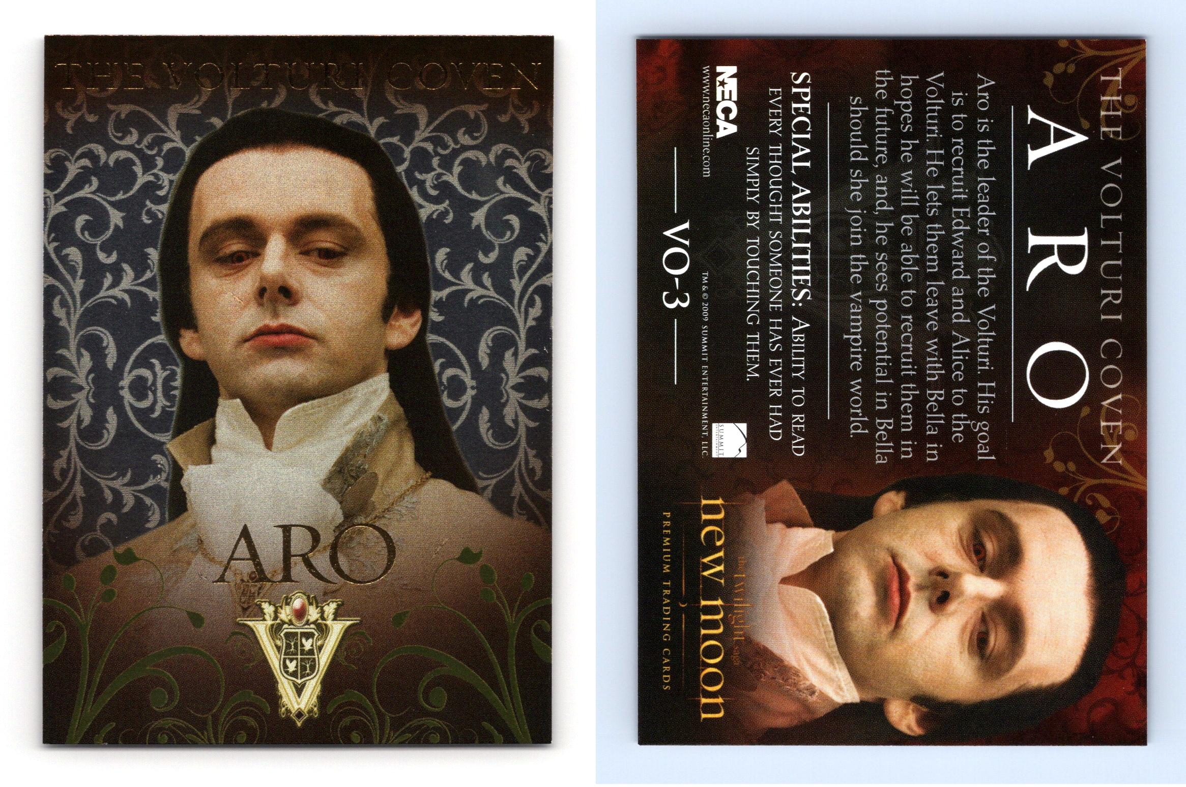 Twilight New Moon Card the Volture Coven Aro #Vo-3