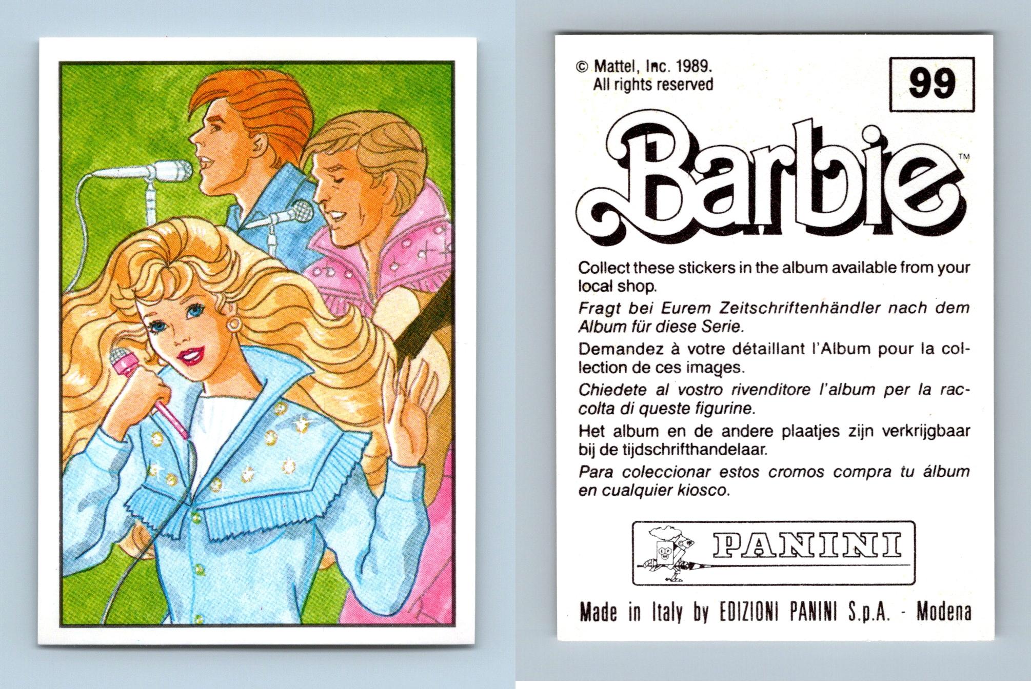C858 Barbie #24 Mattel 1989 Panini Sticker 