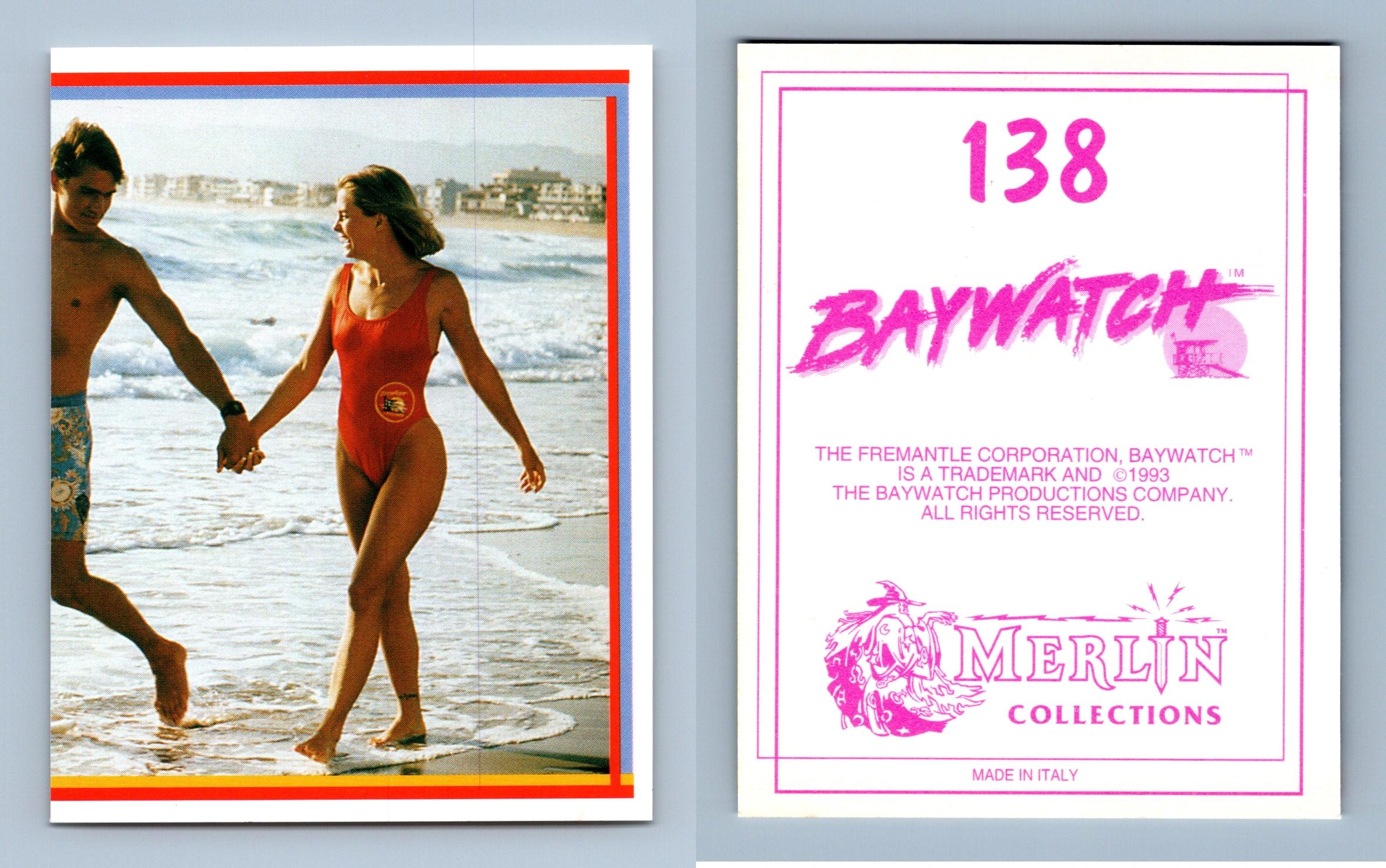 C1255 Part 2 Of 2 #138 Baywatch Merlin 1993 Sticker 