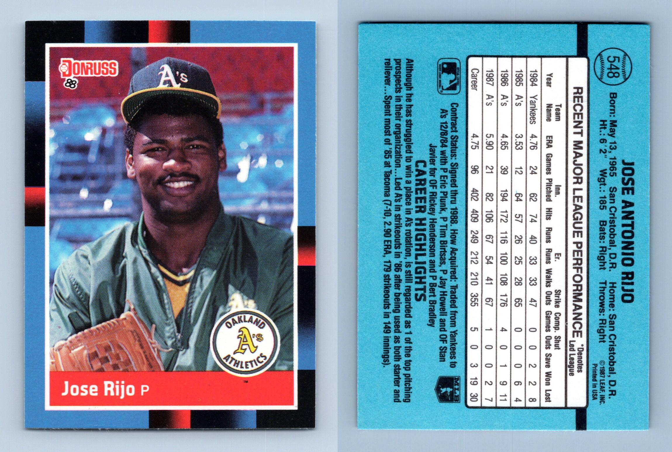 jose rijo card