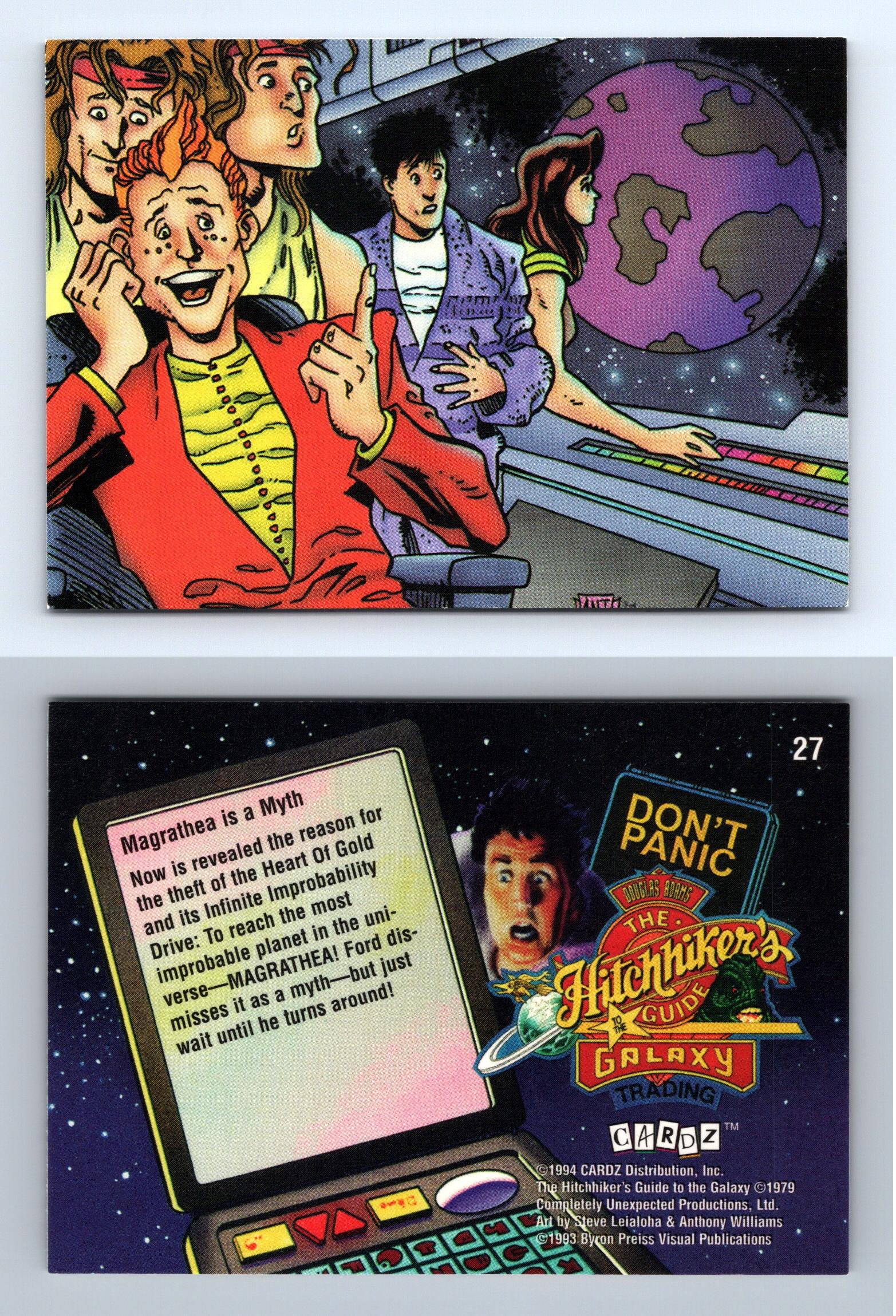 Magrathea Is A Myth 27 Hitchhikers Guide To The Galaxy 1994 Cardz