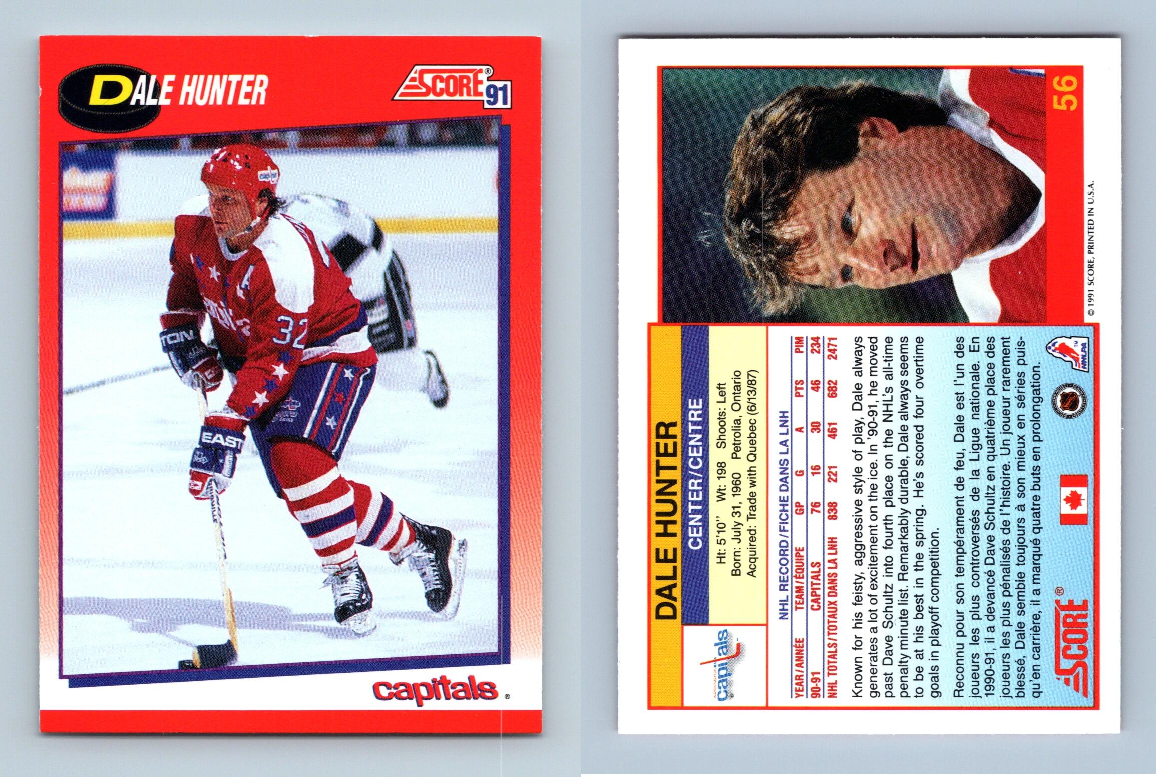 Bilingual NHL Hockey Card