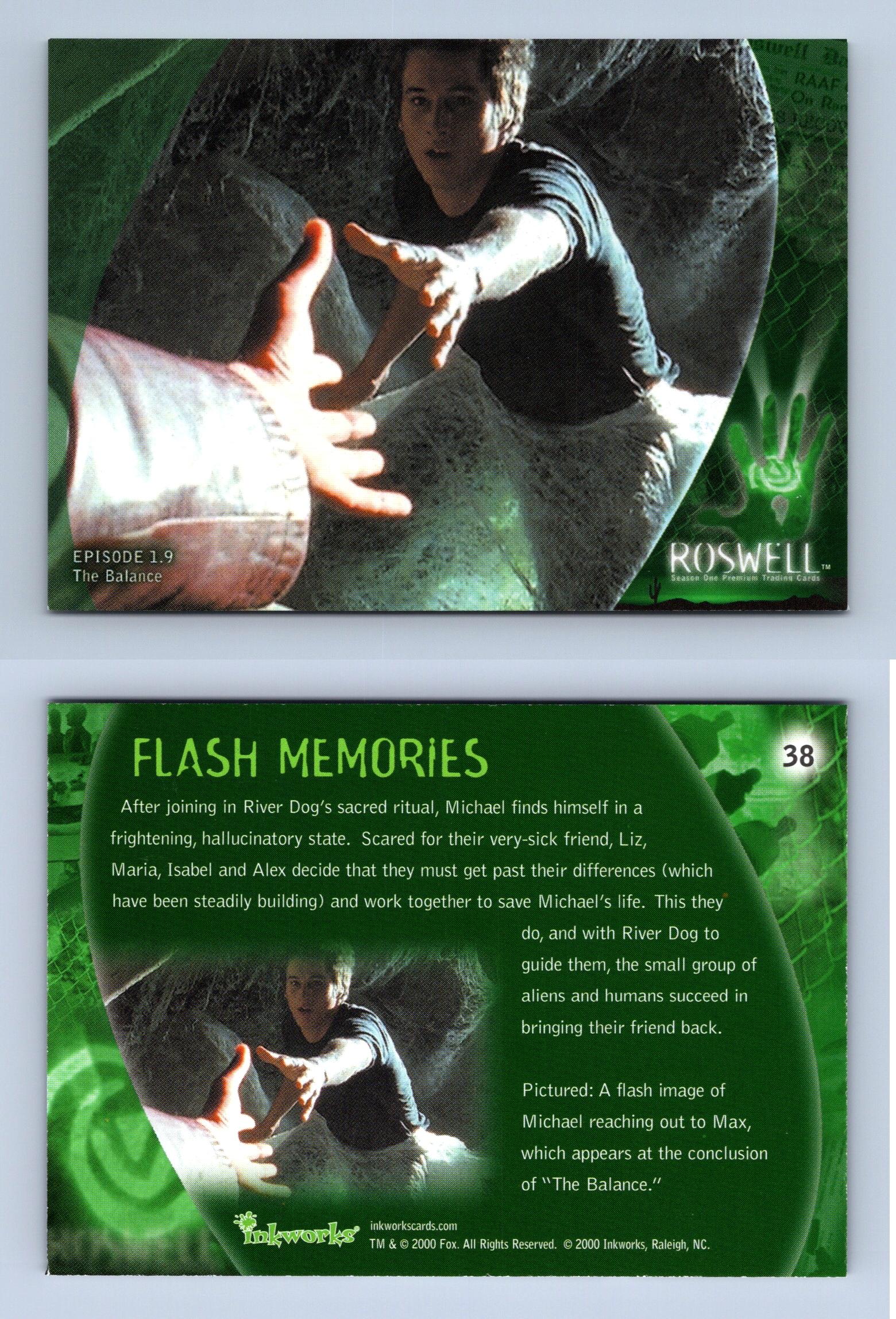 Flash Memories 38 Roswell 2000 Inkworks Trading Card