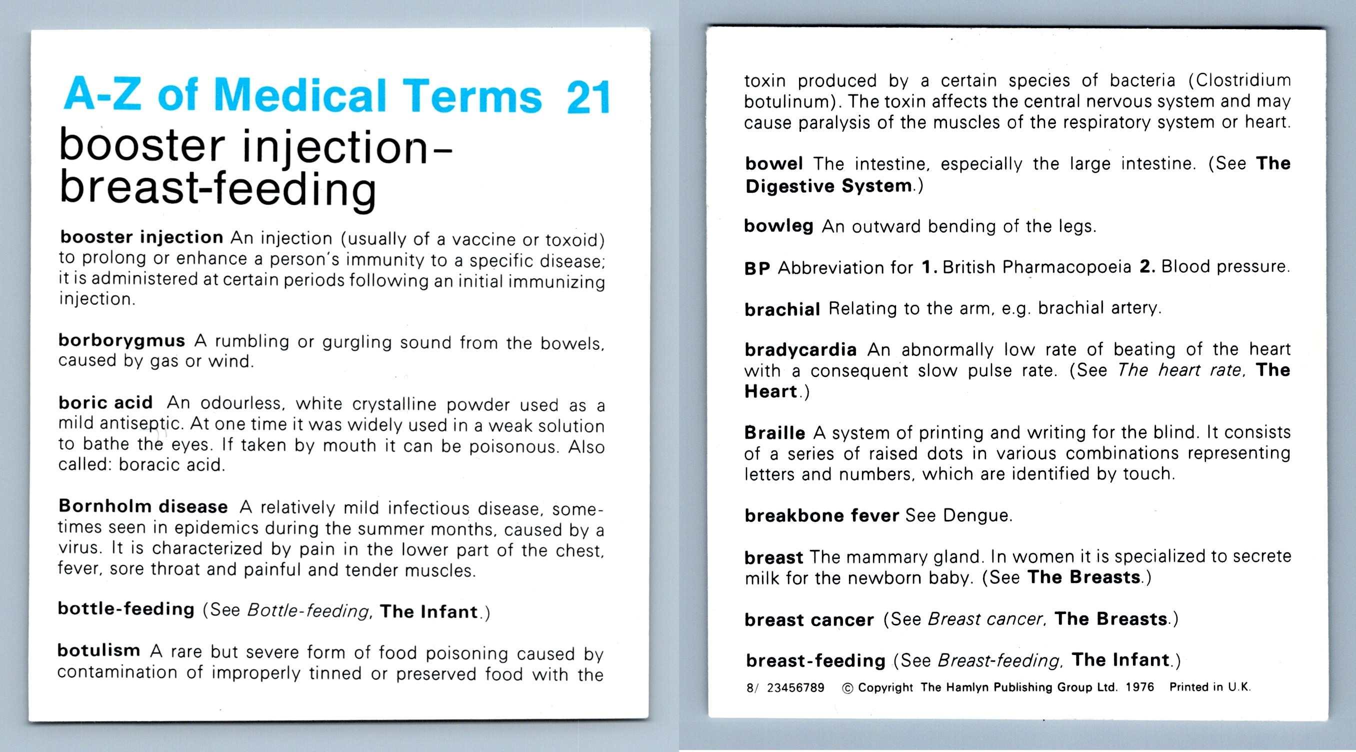 Booster Injection 21 AZ Medical Terms Home Medical Guide 19758