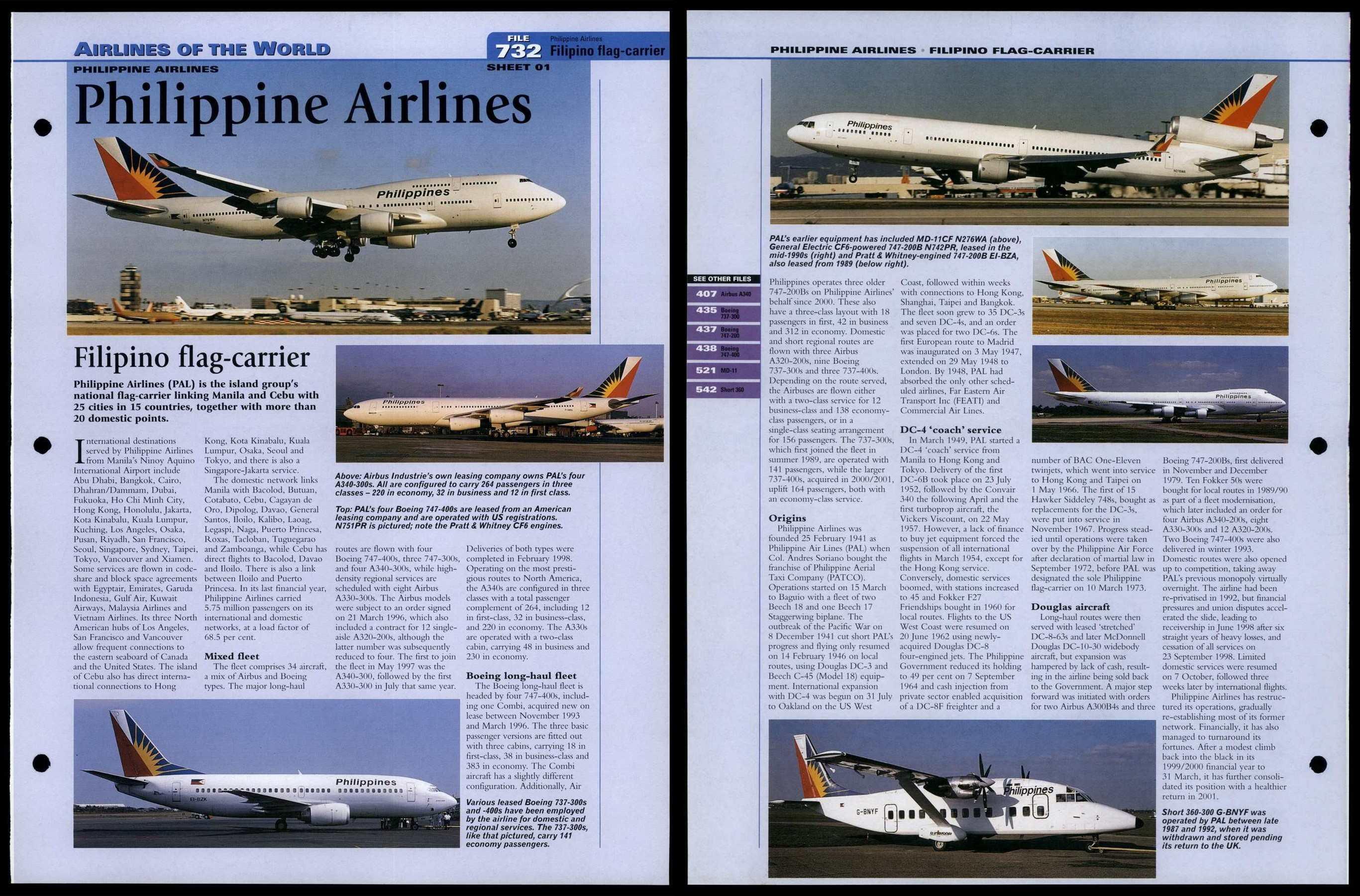 Philippine Airlines 732 World Aircraft Information Page