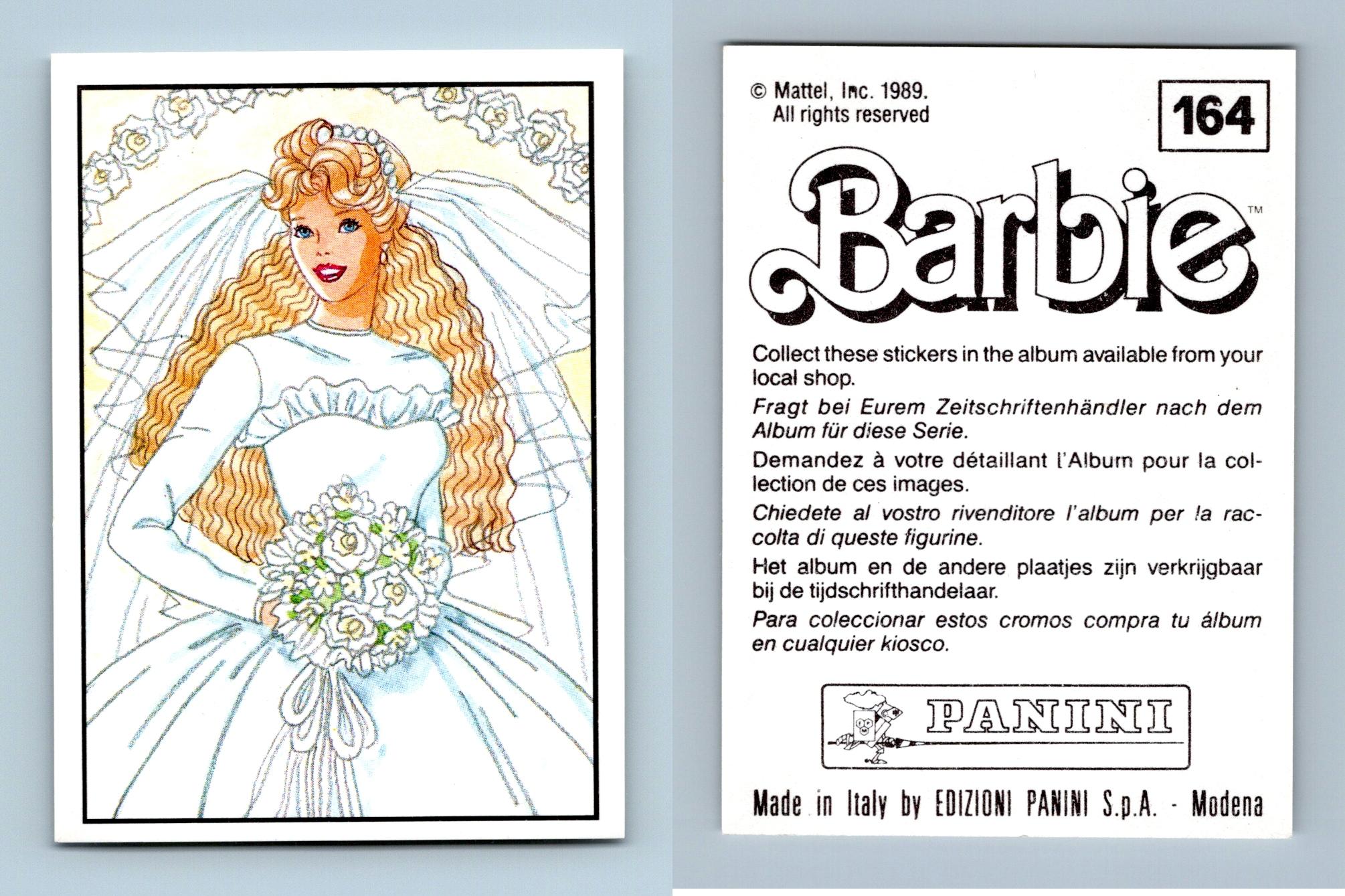 C858 Barbie #176 Mattel 1989 Panini Sticker 