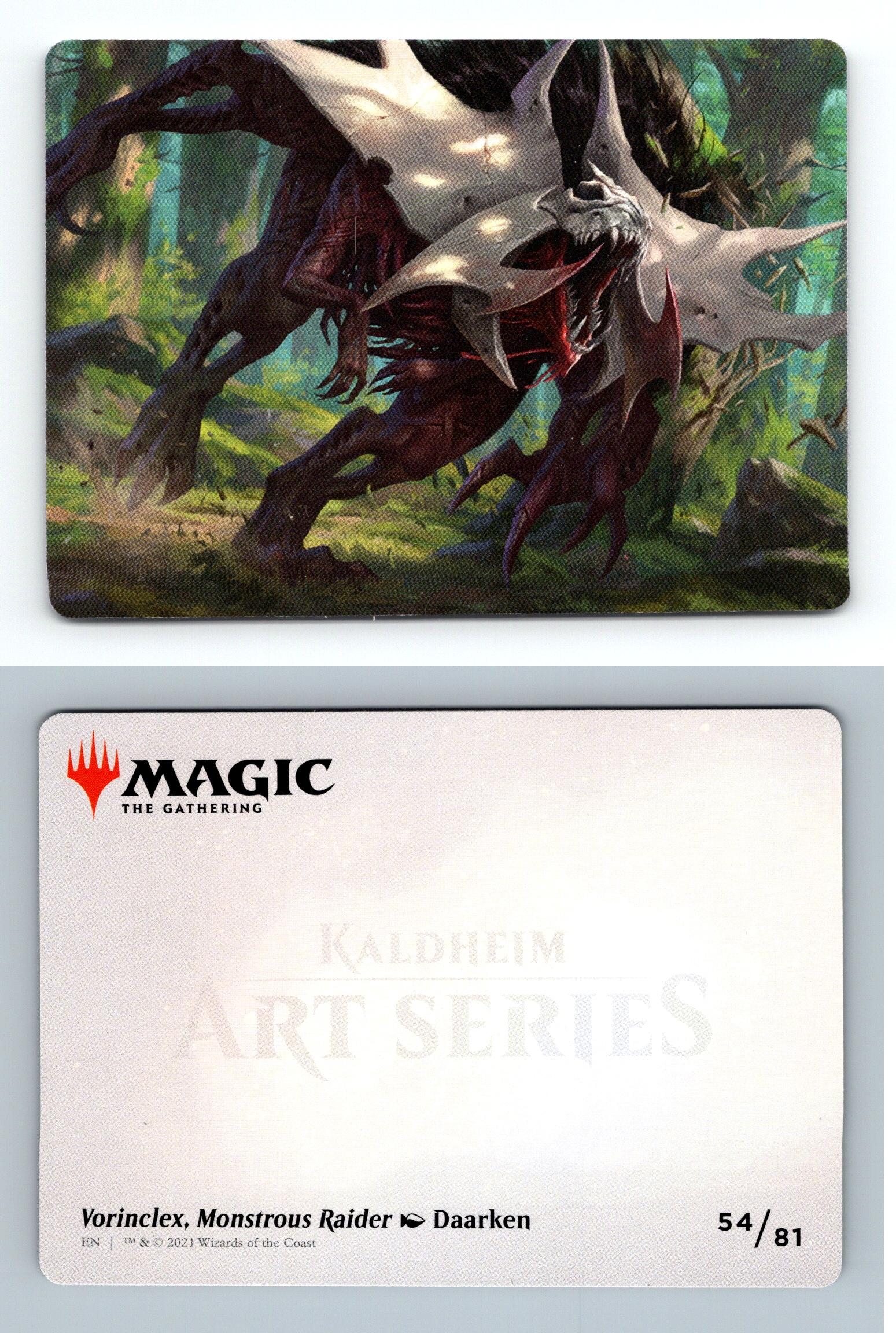 Vorinclex Monstrous Raider #54/81 MTG Kaldheim Art Series 2021 Card
