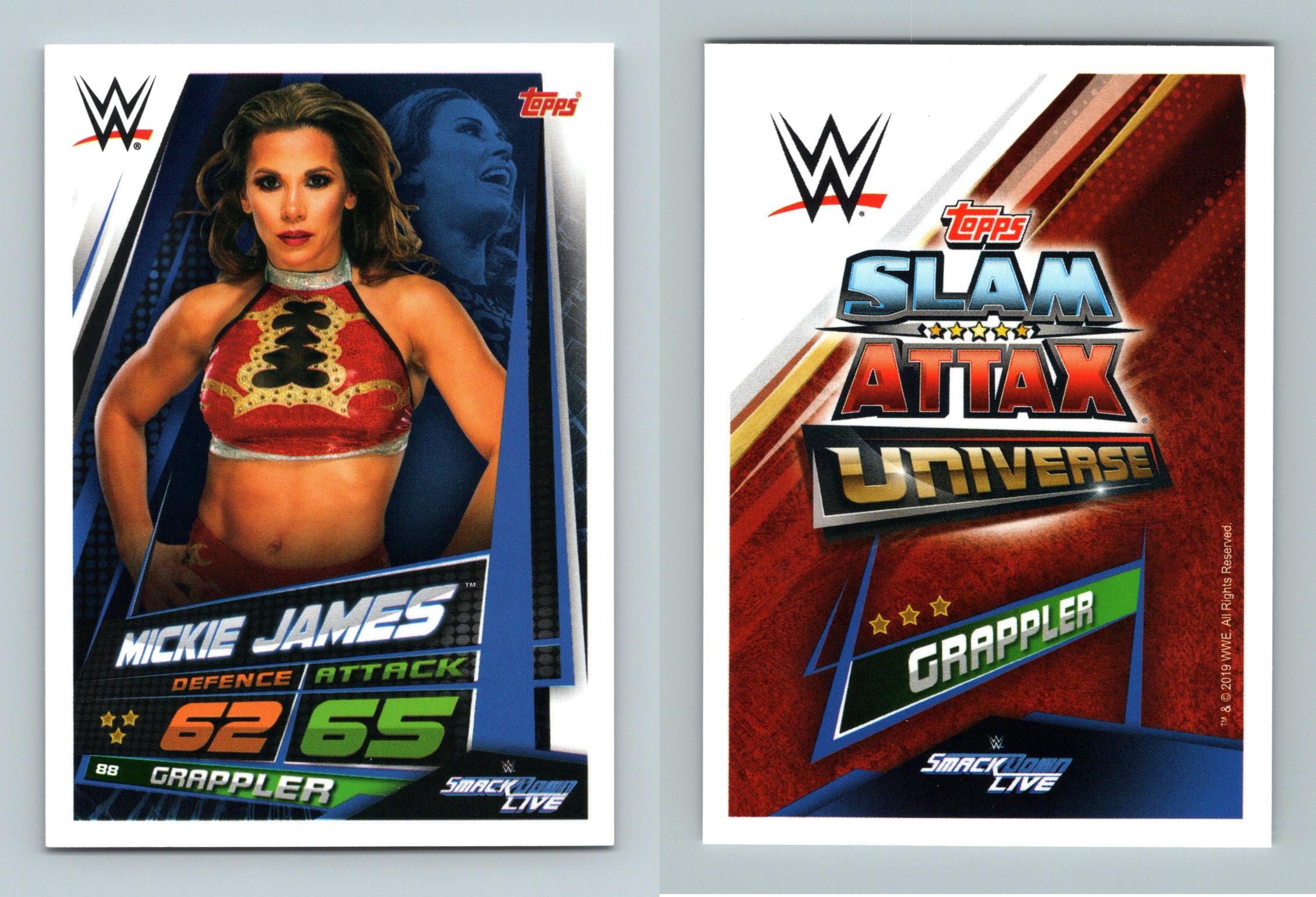 Mickie James Wwe Slam Attax Universe Topps Tcg Card