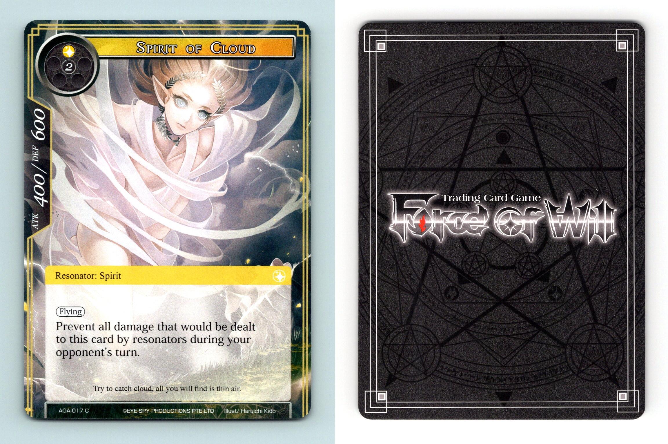Spirit Of Cloud AOA017 FOW Awakening Of The Ancients 2019 Common TCG Card