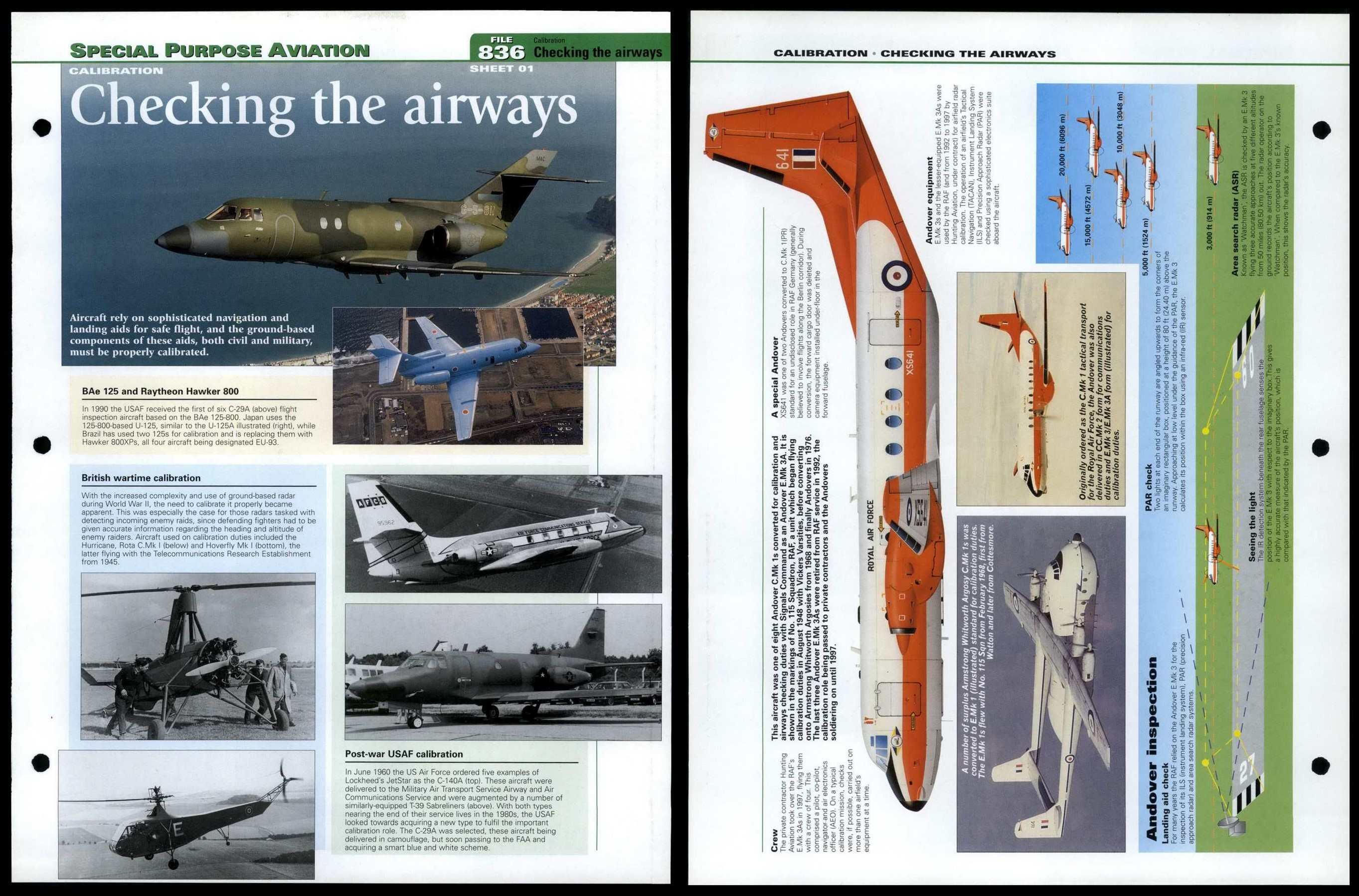 Calibration Special Purpose 836 World Aircraft Information Page